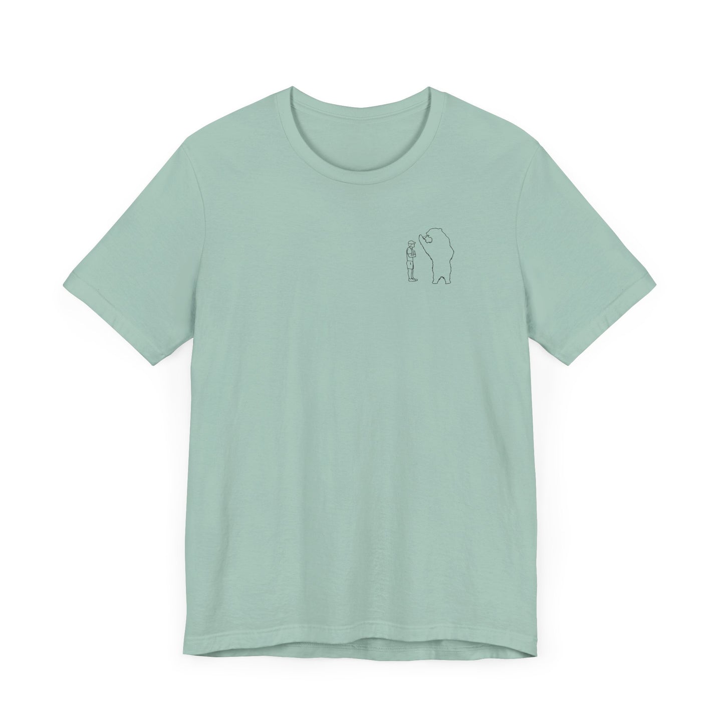 Papa Bear Yellowstone National Park Unisex Lightweight Short Sleeve Tee