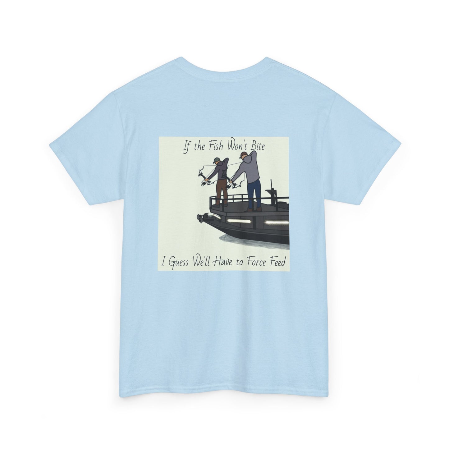 Bow fishing and MW Model - Unisex Heavy Tee Shirt