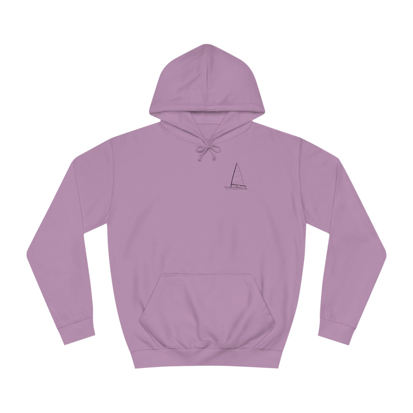 Manitowish Waters Sailboat Patch - Unisex Hoodie Medium Weight