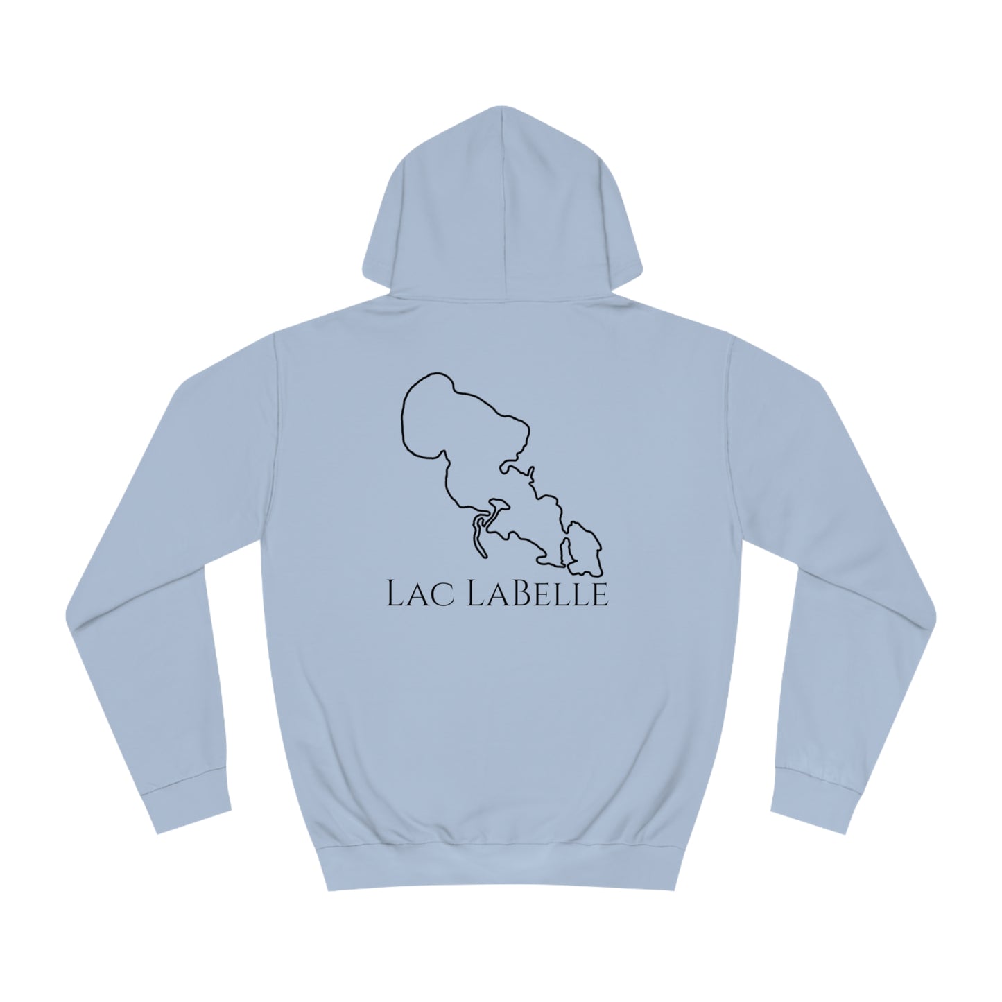 Trolling Motor Fishing Patch - Lac LaBelle Unisex Hoodie Medium Weight
