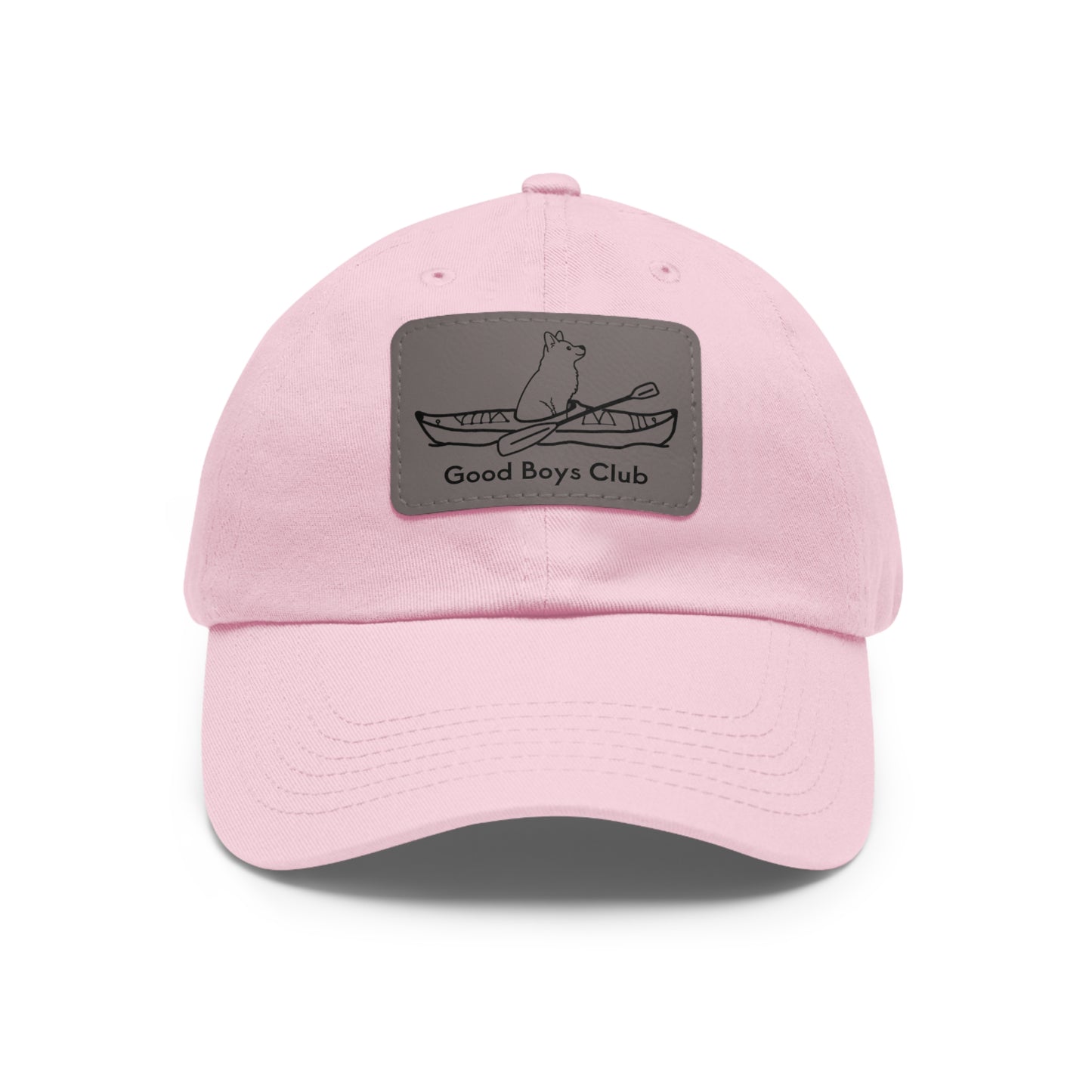 Good Boys Club Husky Kayak Dog - Hat with Leather Patch