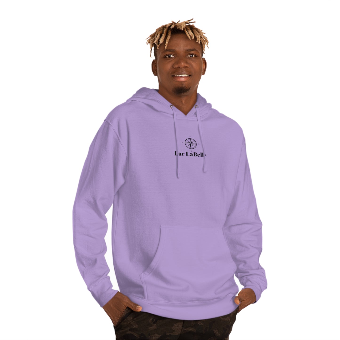 Lac LaBelle Compass Rose Unisex Hooded Sweatshirt ITC