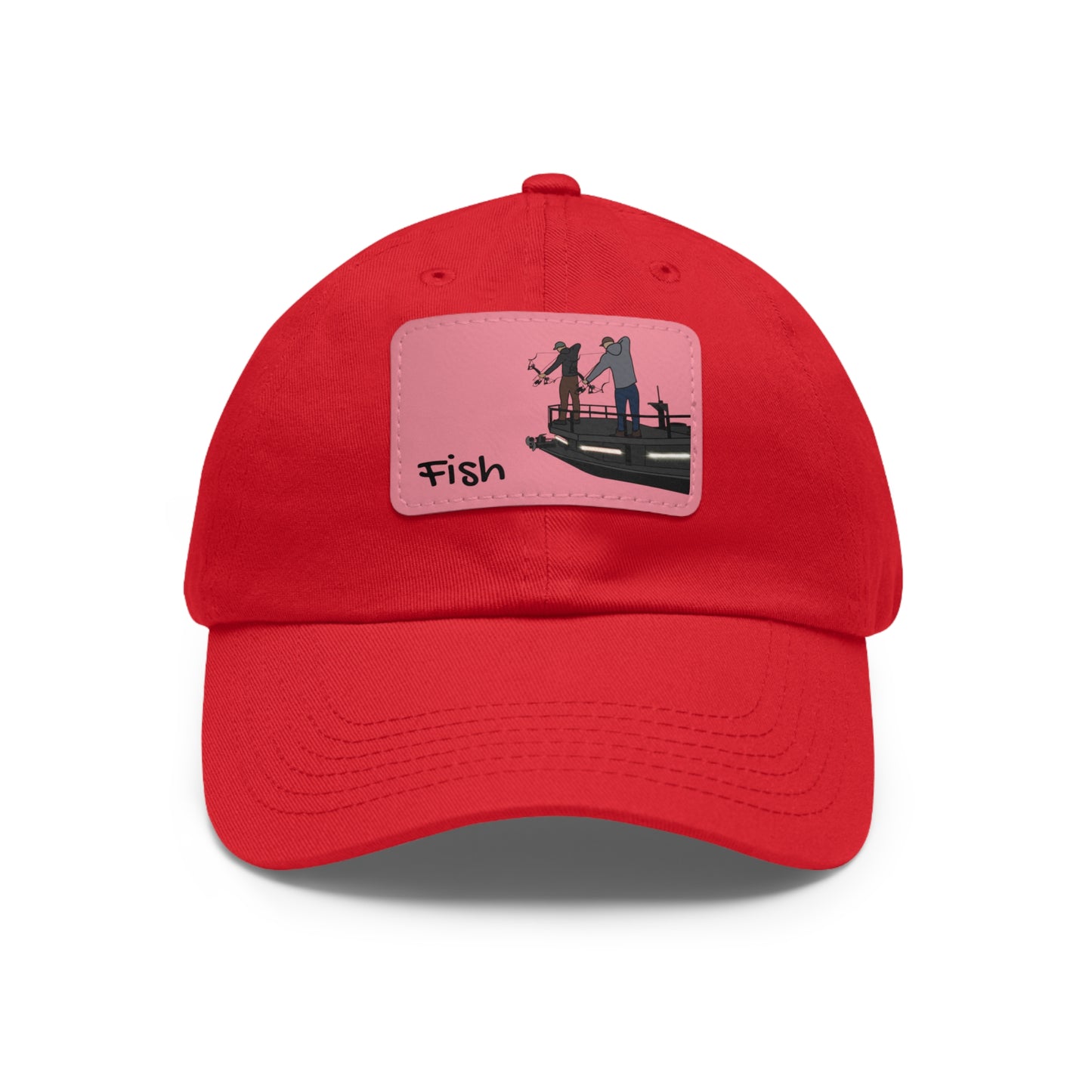 Bow fishing Hat with Leather Patch