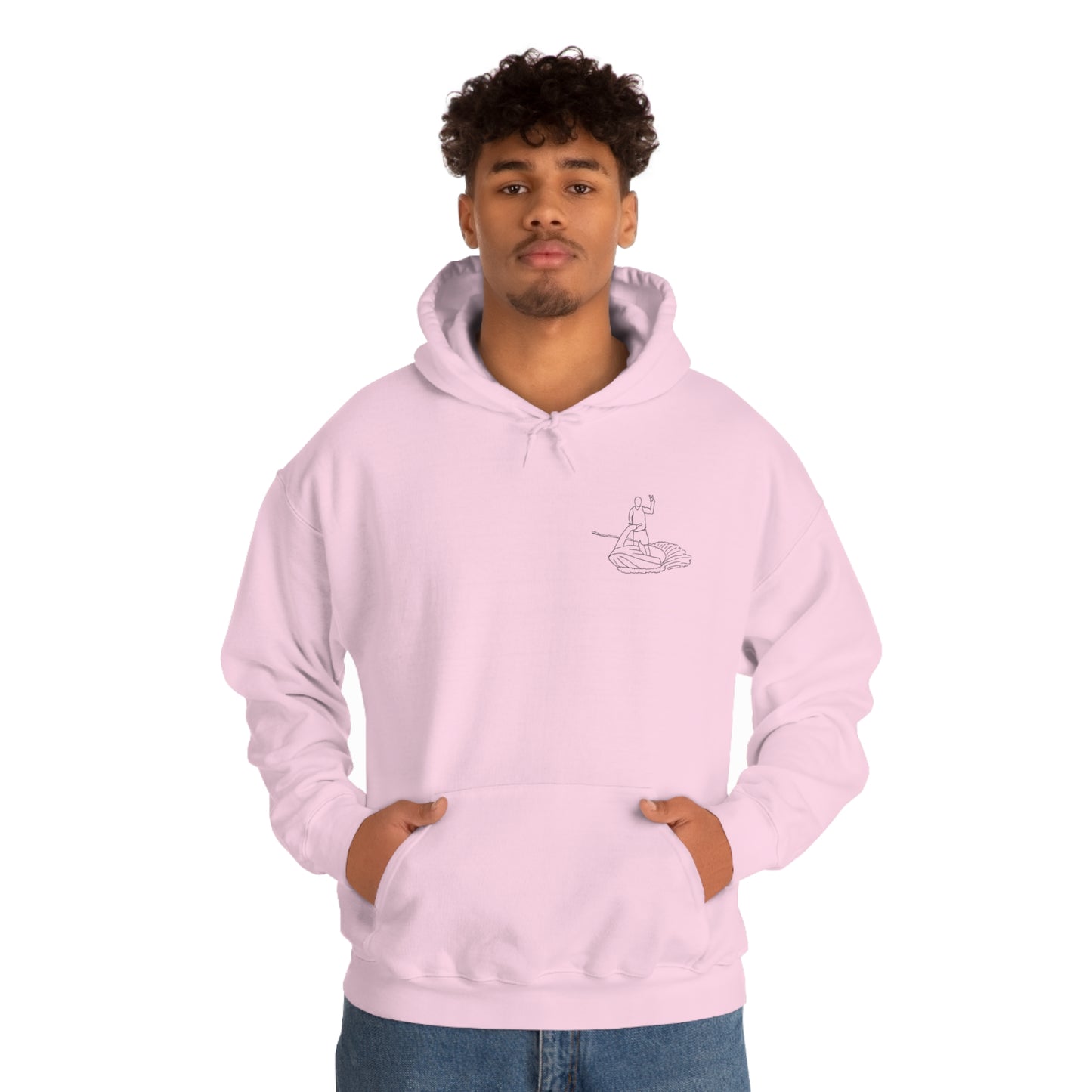 Lac LaBelle, Standup Jetski Peace - Unisex Heavy Blend Hooded Sweatshirt