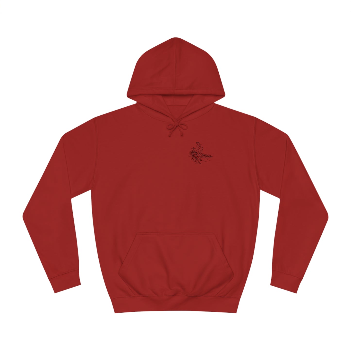Manitowish Waters Surfing Sketch Patch - Unisex Hoodie Medium Weight