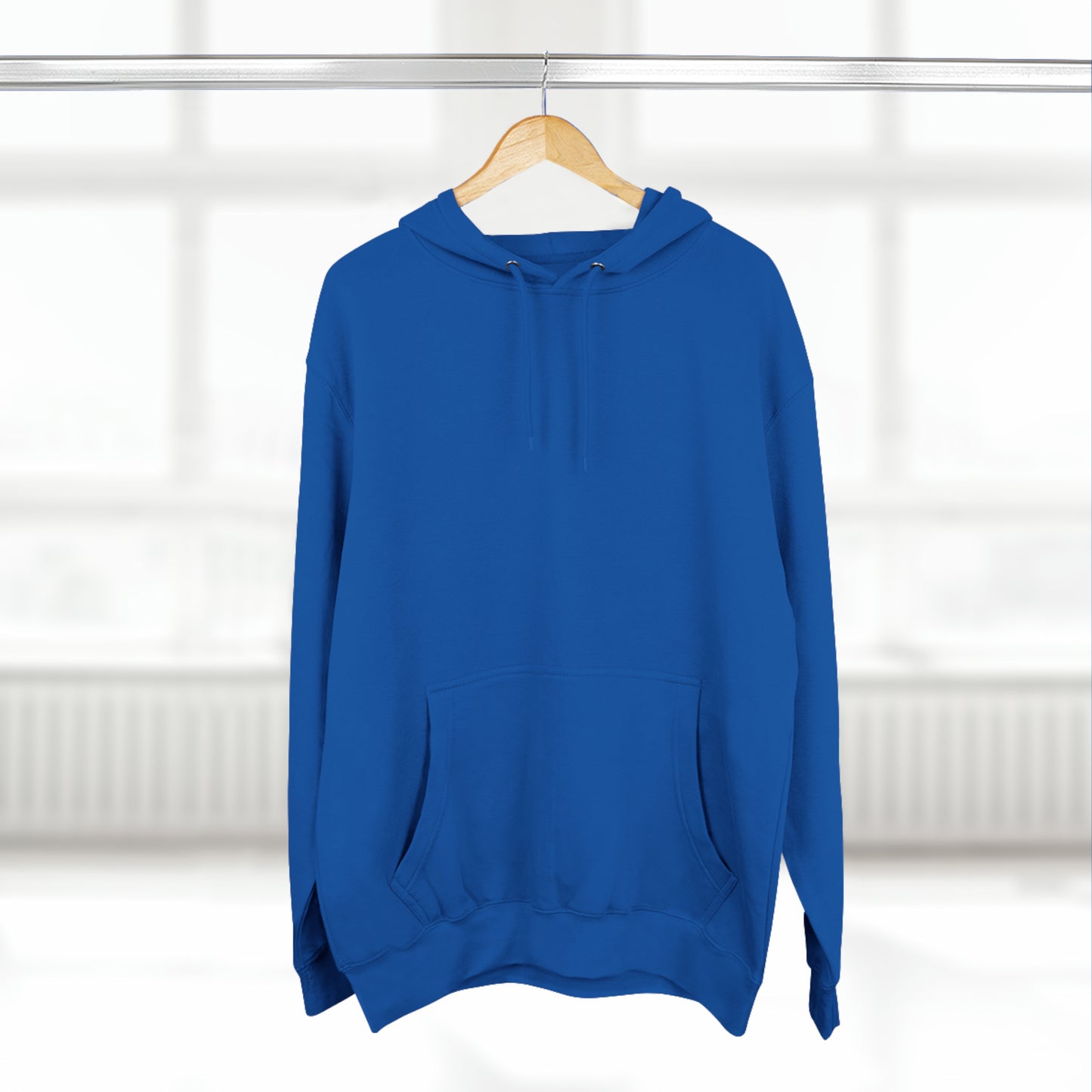 Pike mockup EVEN BOLDER lane seven Three-Panel Fleece Hoodie (grey, light beige, white, pale pink)