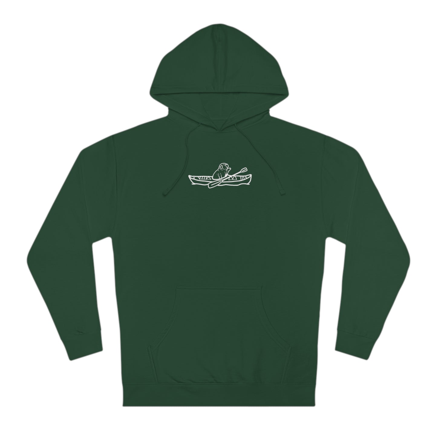 Kayak Dog - English Bulldog Basic - Unisex Hooded Sweatshirt ITC