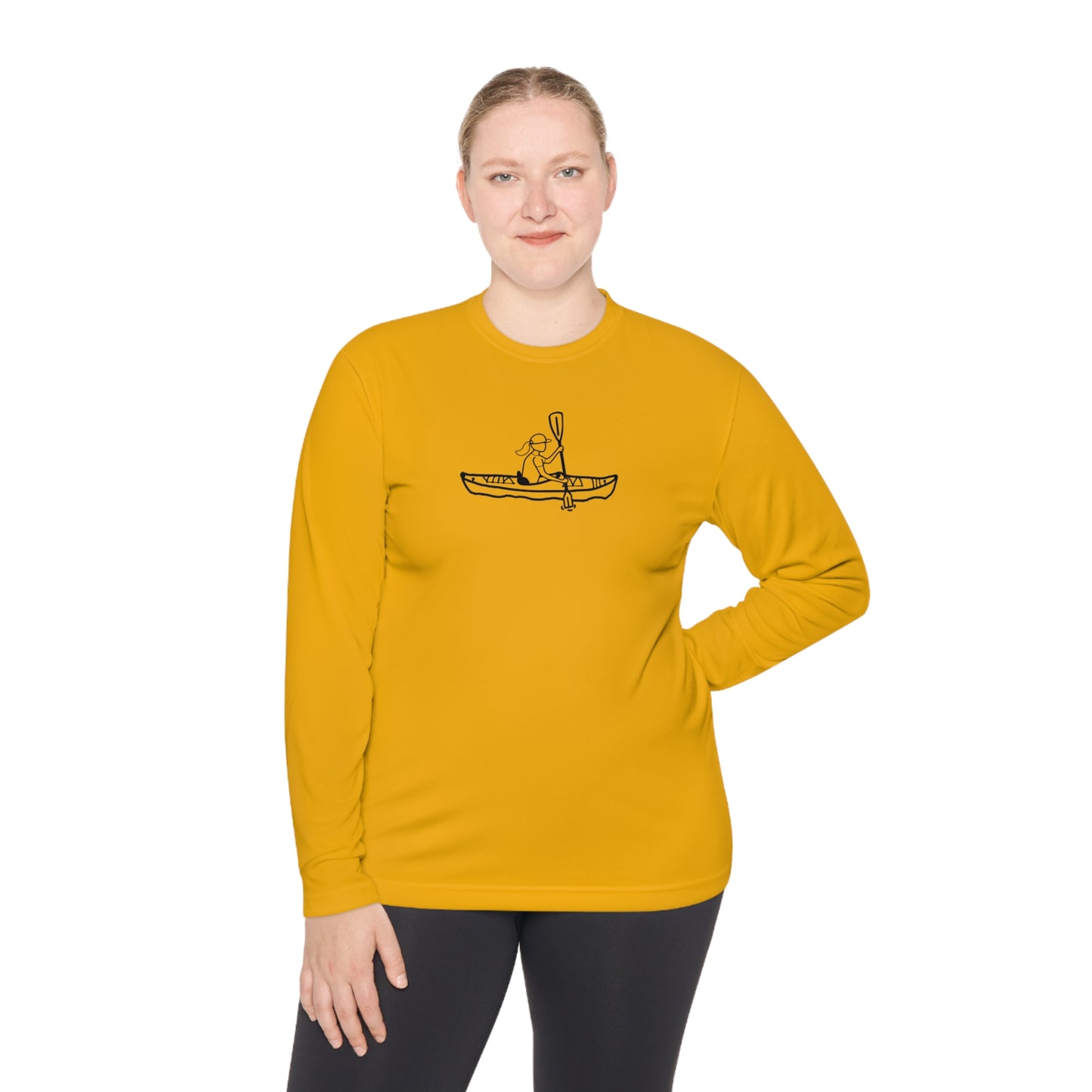 Lightweight Long Sleeve Tee (Kayak Girl Design)