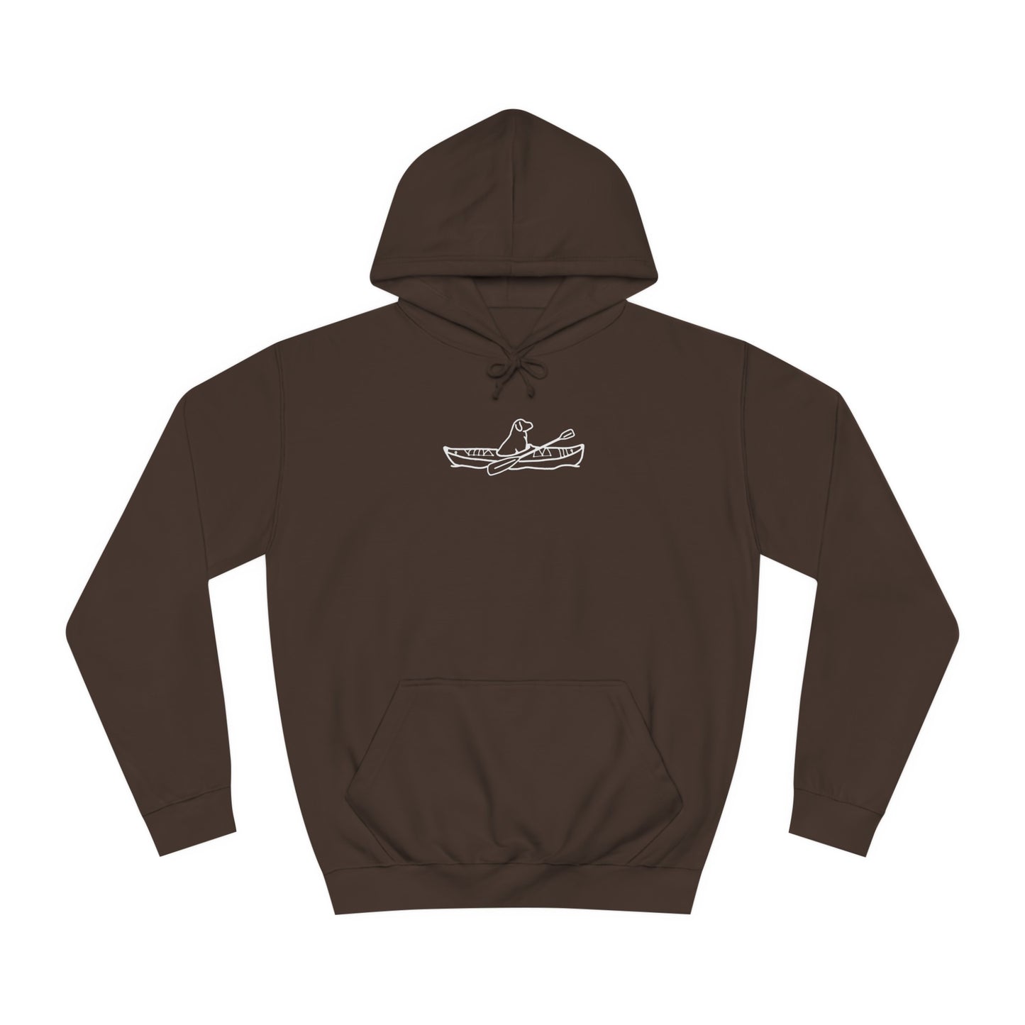 Kayak Dog - Lab Plain - Unisex Medium Weight Hoodie