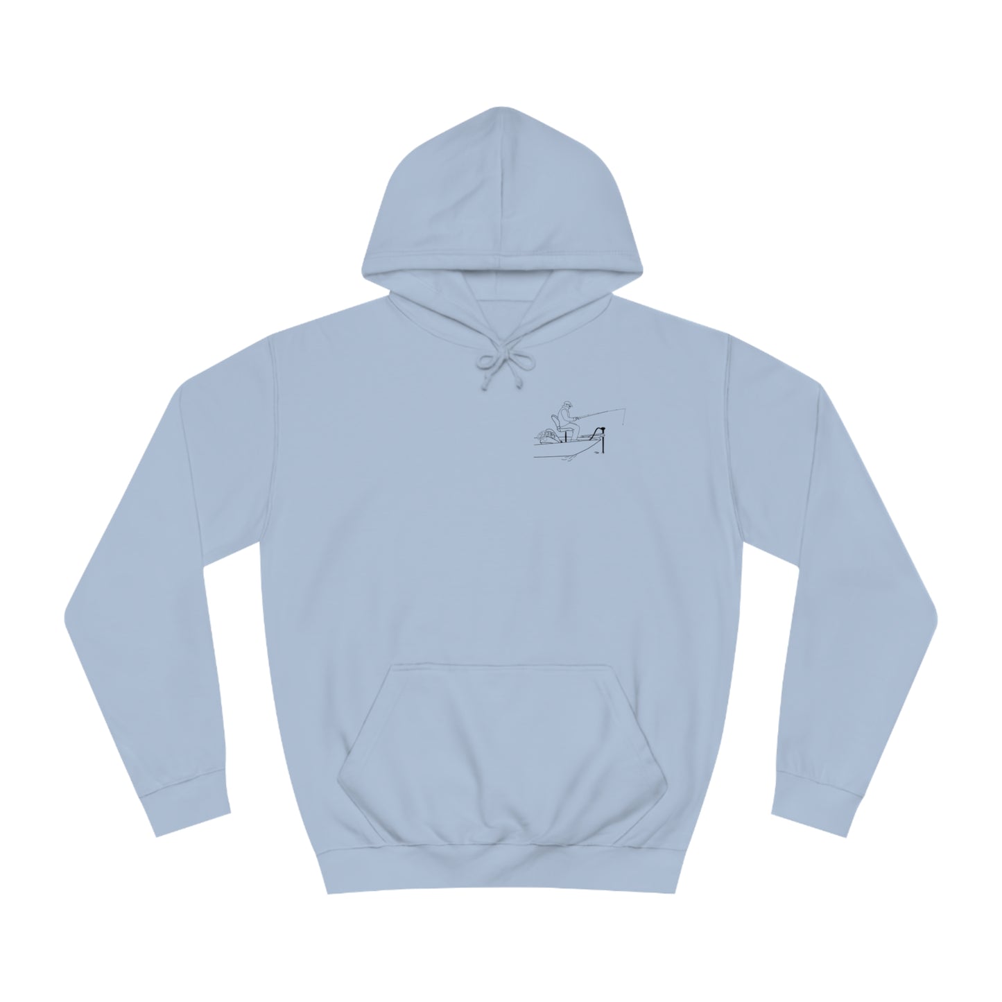 Trolling Motor Fishing Patch - Lac LaBelle Unisex Hoodie Medium Weight