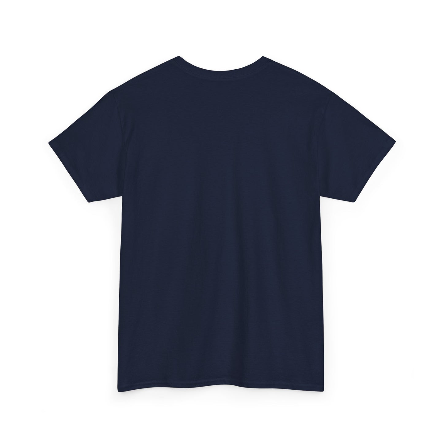 Unisex Heavy Cotton Tee (Kayak Dog Golden Retriever Design)