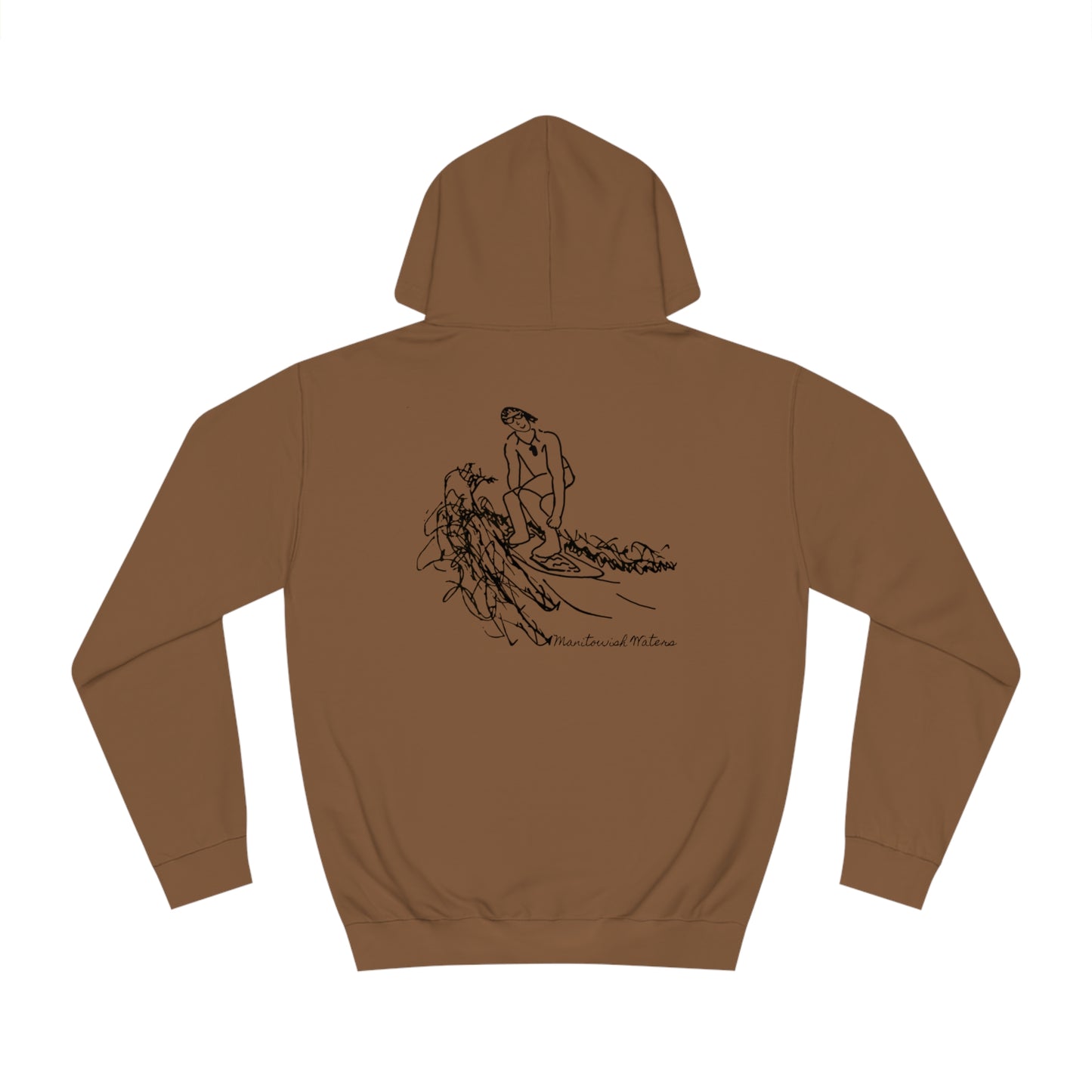 Manitowish Waters Surf Sketch - Lac LaBelle Unisex Hoodie Medium Weight