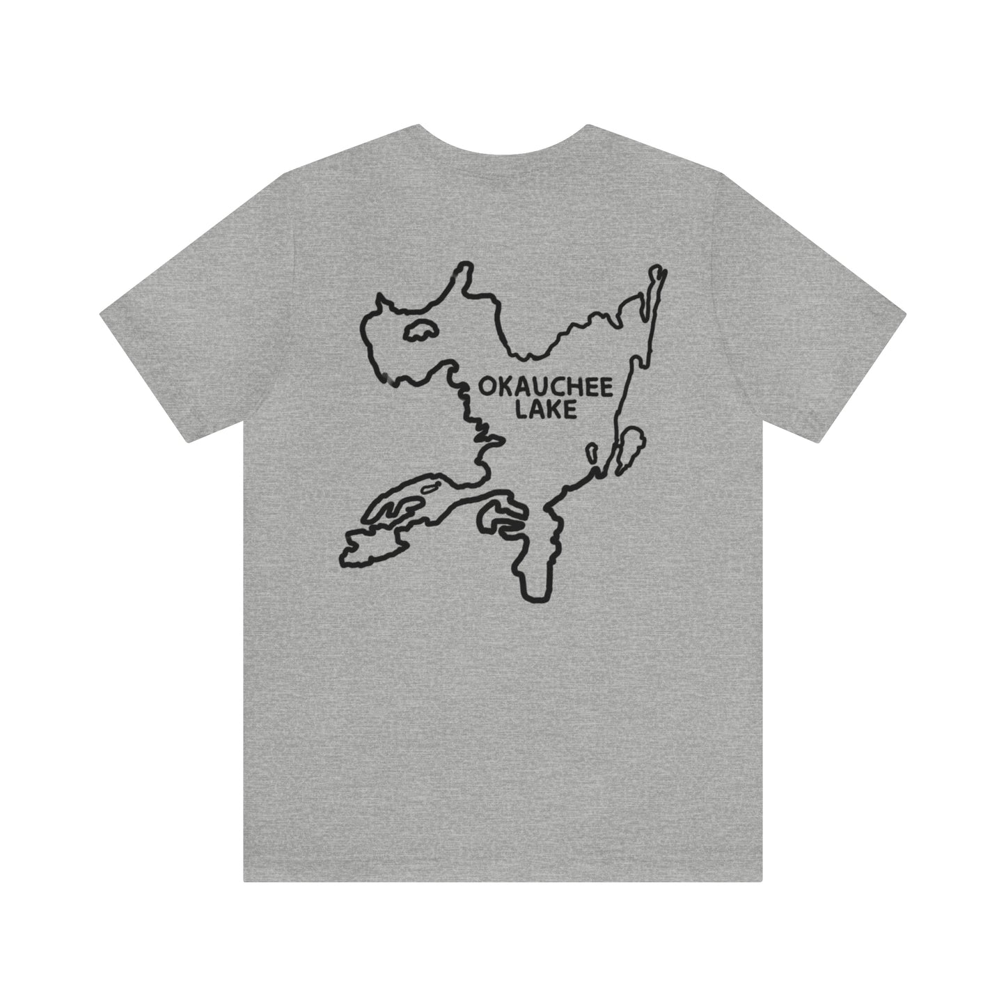 Okauchee Lake, Malibu Wakesetter - Unisex Lightweight Short Sleeve Tee