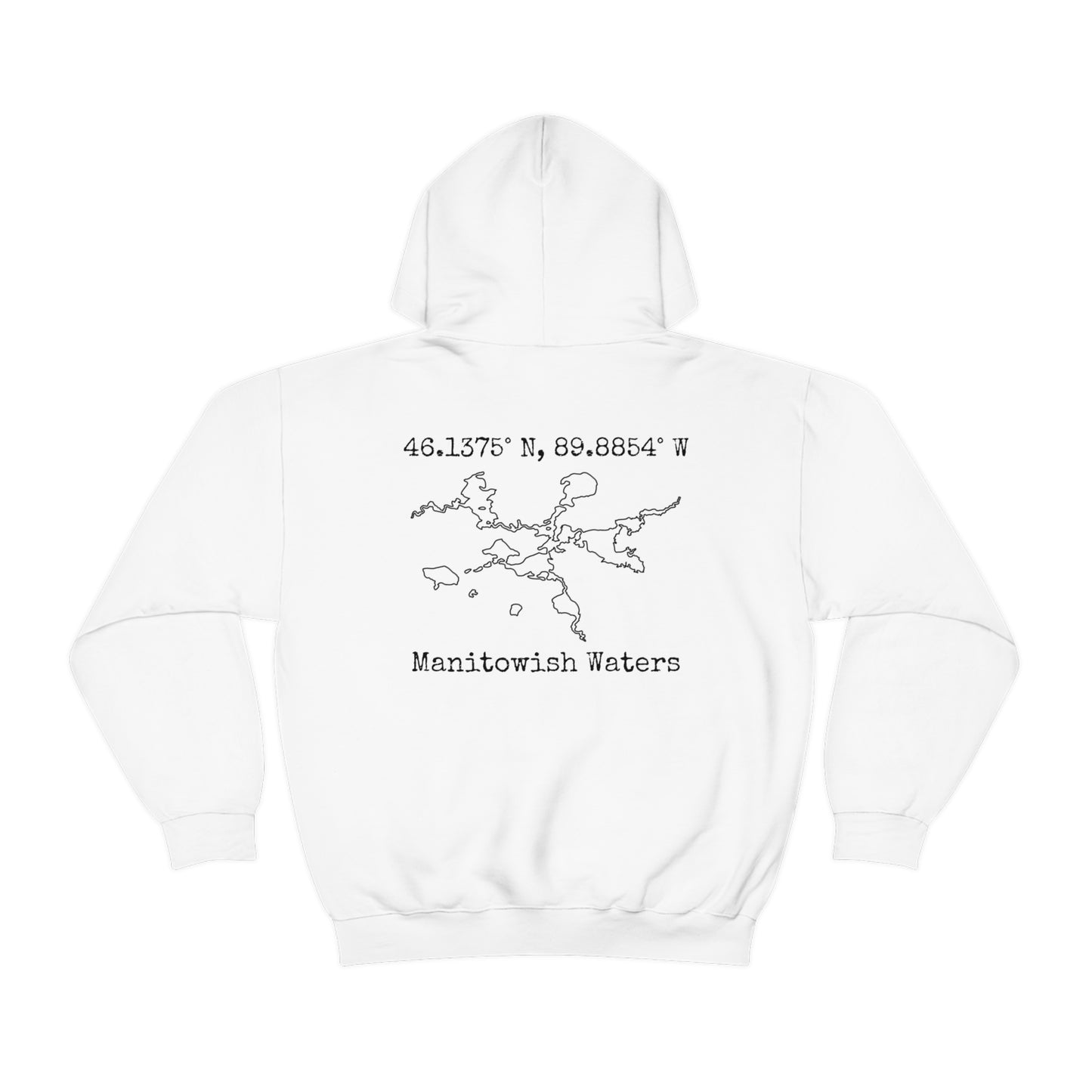 Manitowish Waters Standup Jetski - Unisex Heavy Blend Hooded Sweatshirt