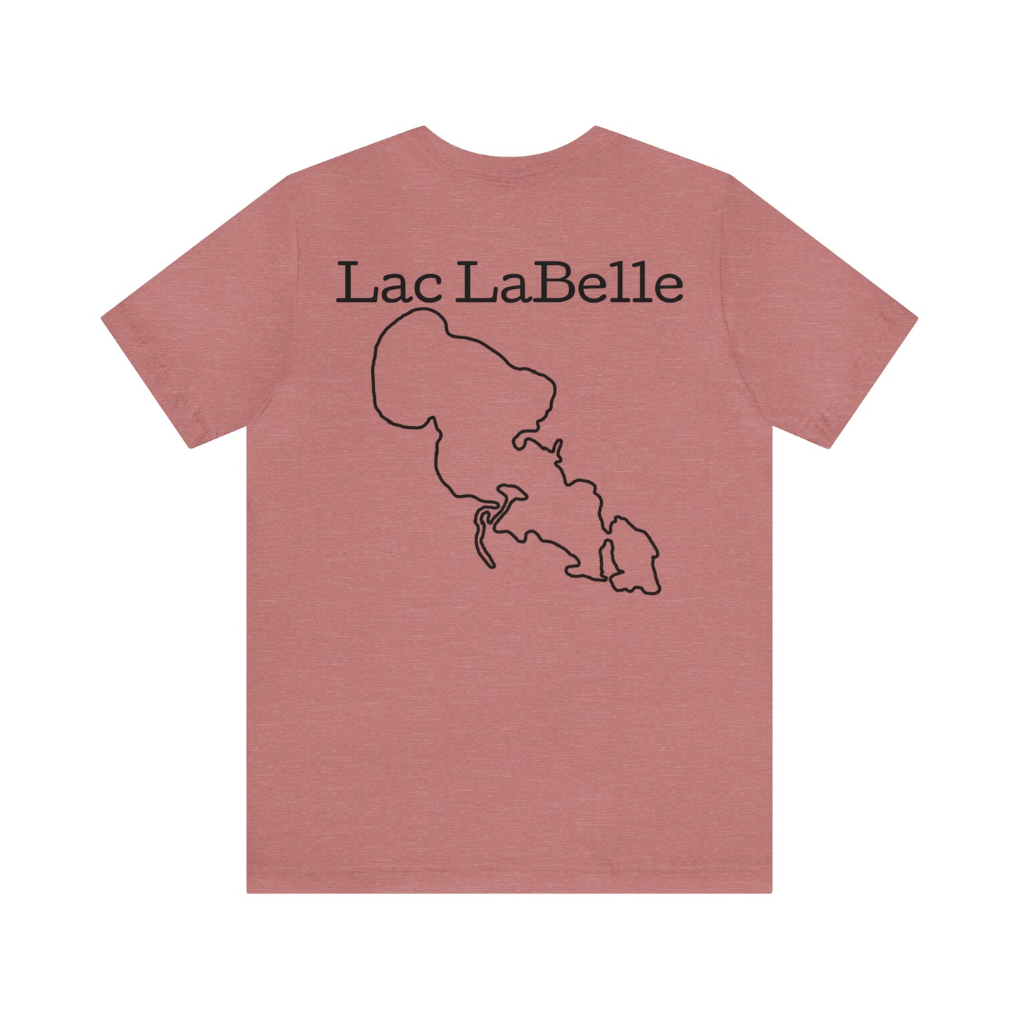 Lac LaBelle, Kayak Dog - Unisex Lightweight Short Sleeve Tee