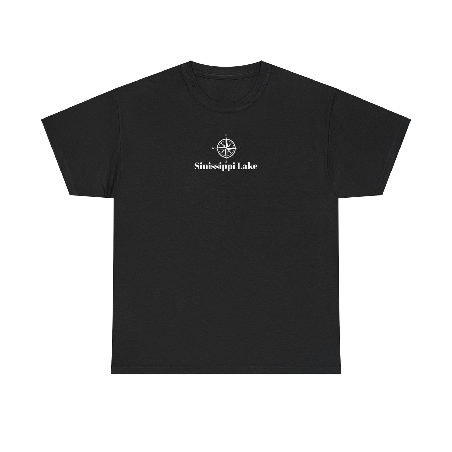 Sinissippi Lake Compass Rose Unisex Heavy Cotton Tee