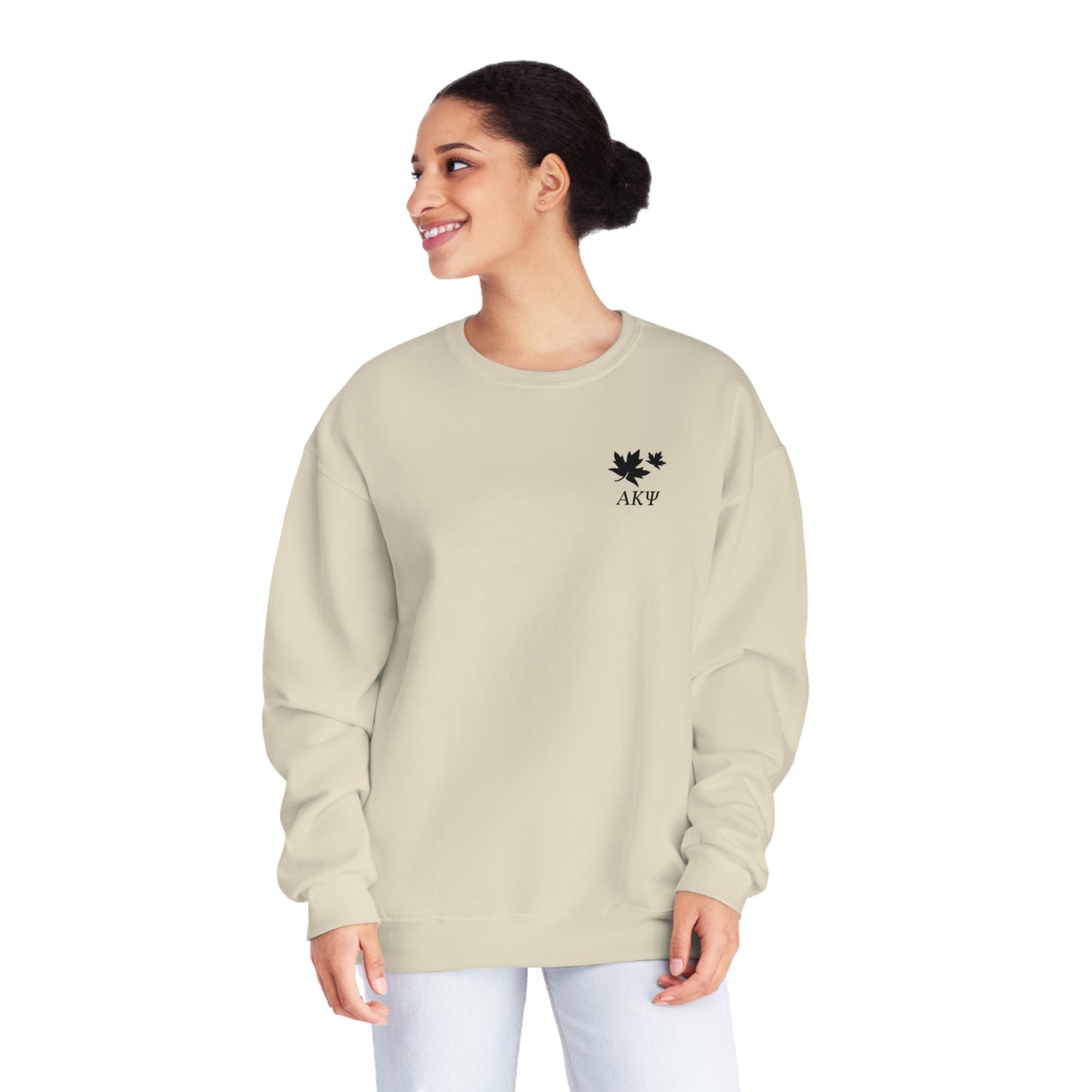 Fall 22 AkPsi With Leaf - Unisex NuBlend® Crewneck Sweatshirt