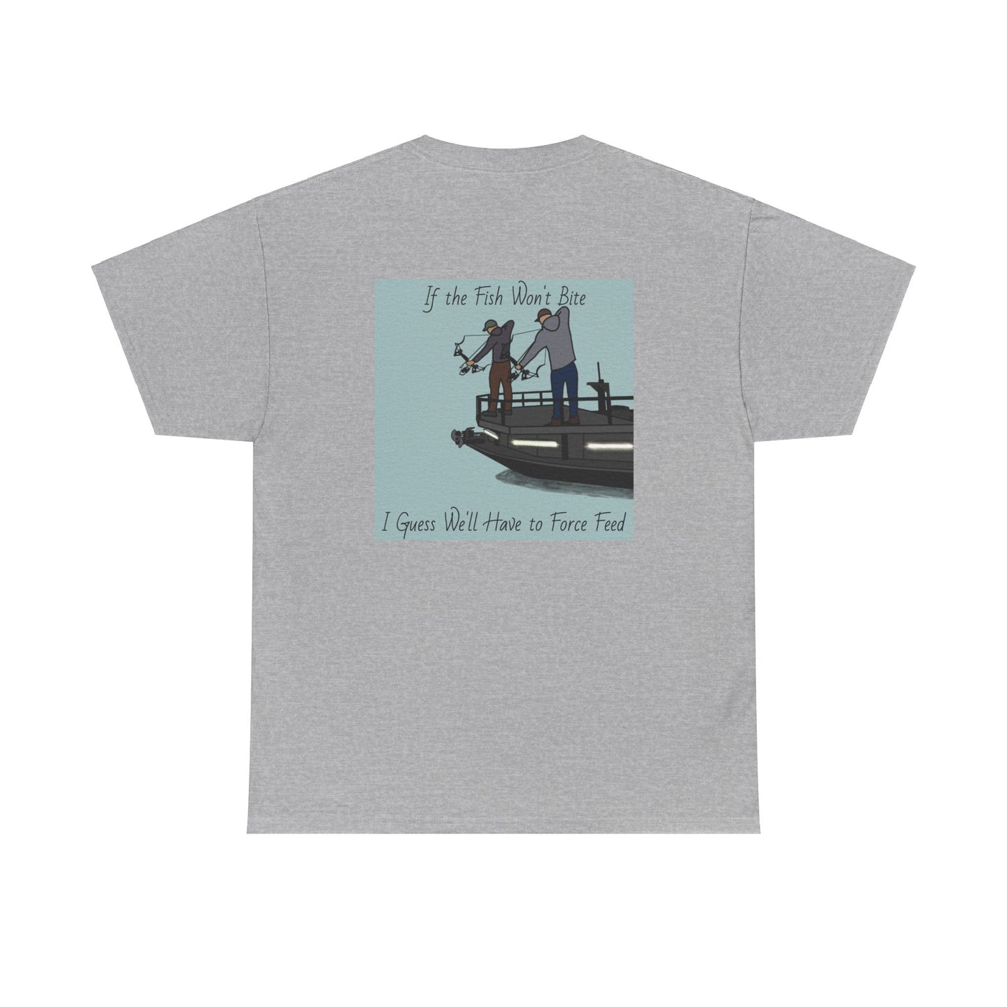 Bow fishing and MW Model - Unisex Heavy Tee Shirt
