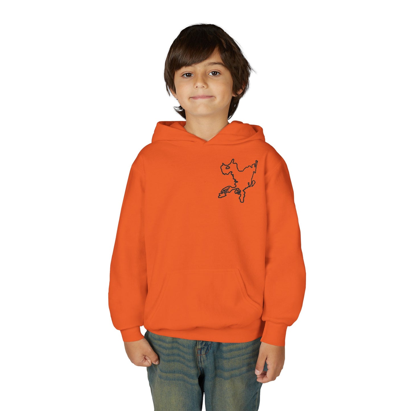Fishing off Dock Okauchee Lake Youth Hoodie