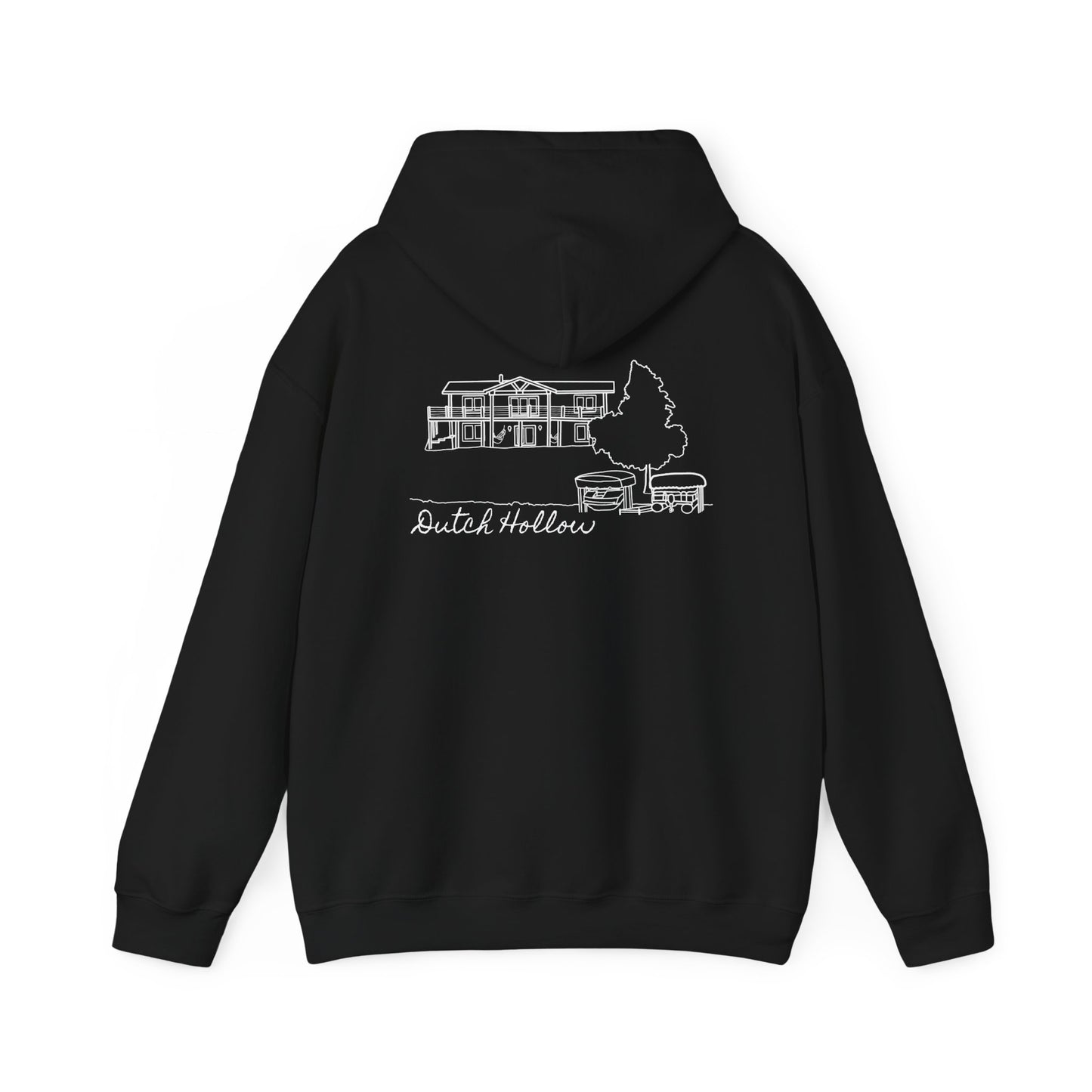 Beer Die Dutch Hollow Cabin - Unisex Heavy Blend Hooded Sweatshirt