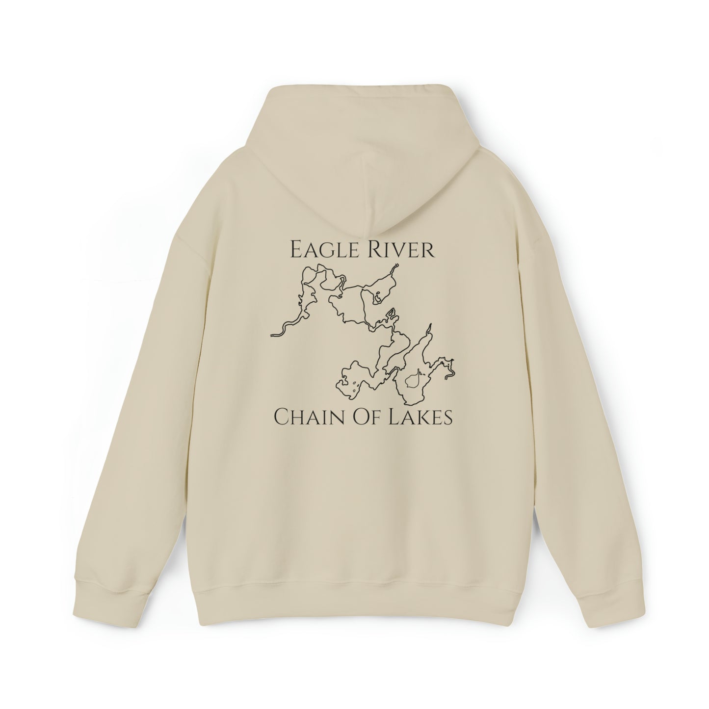 Eagle River Inner Tube Girl - Unisex Heavy Blend Hooded Sweatshirt