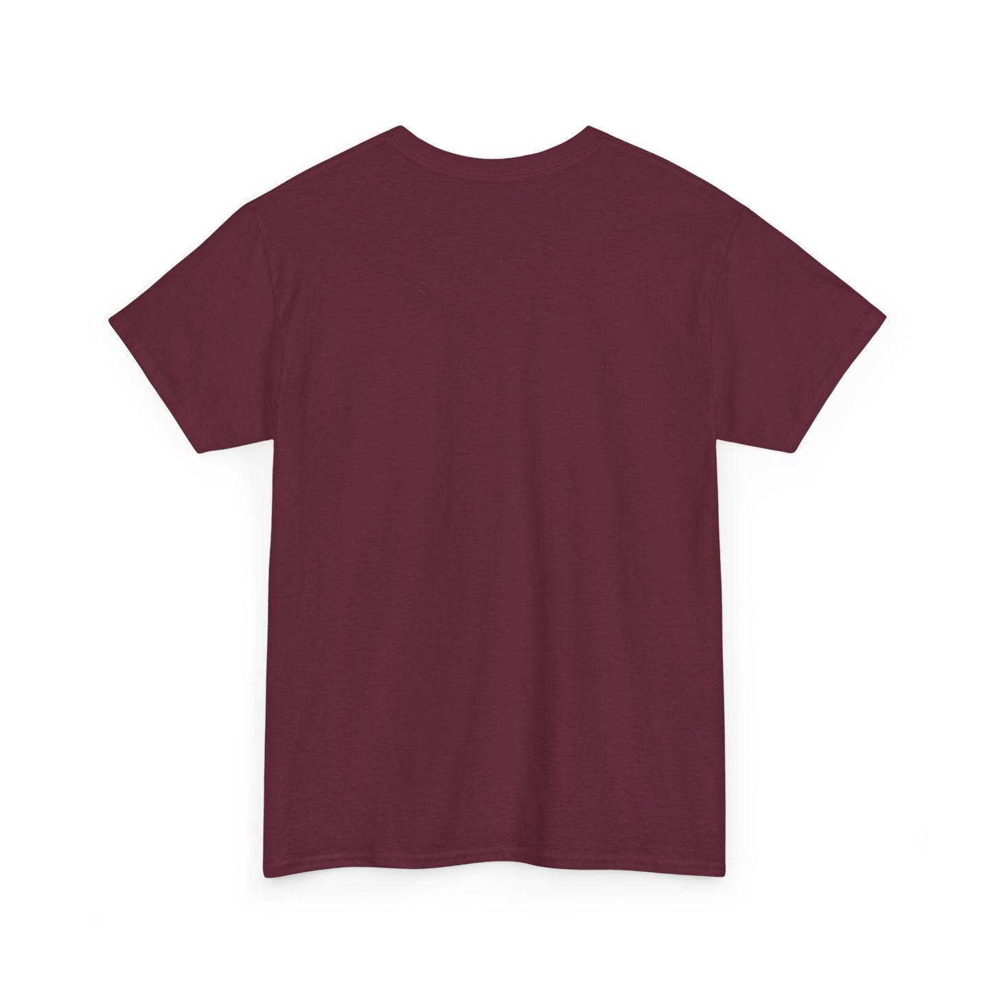 Unisex Heavy Cotton Tee (Kayak Dog Golden Retriever Design)