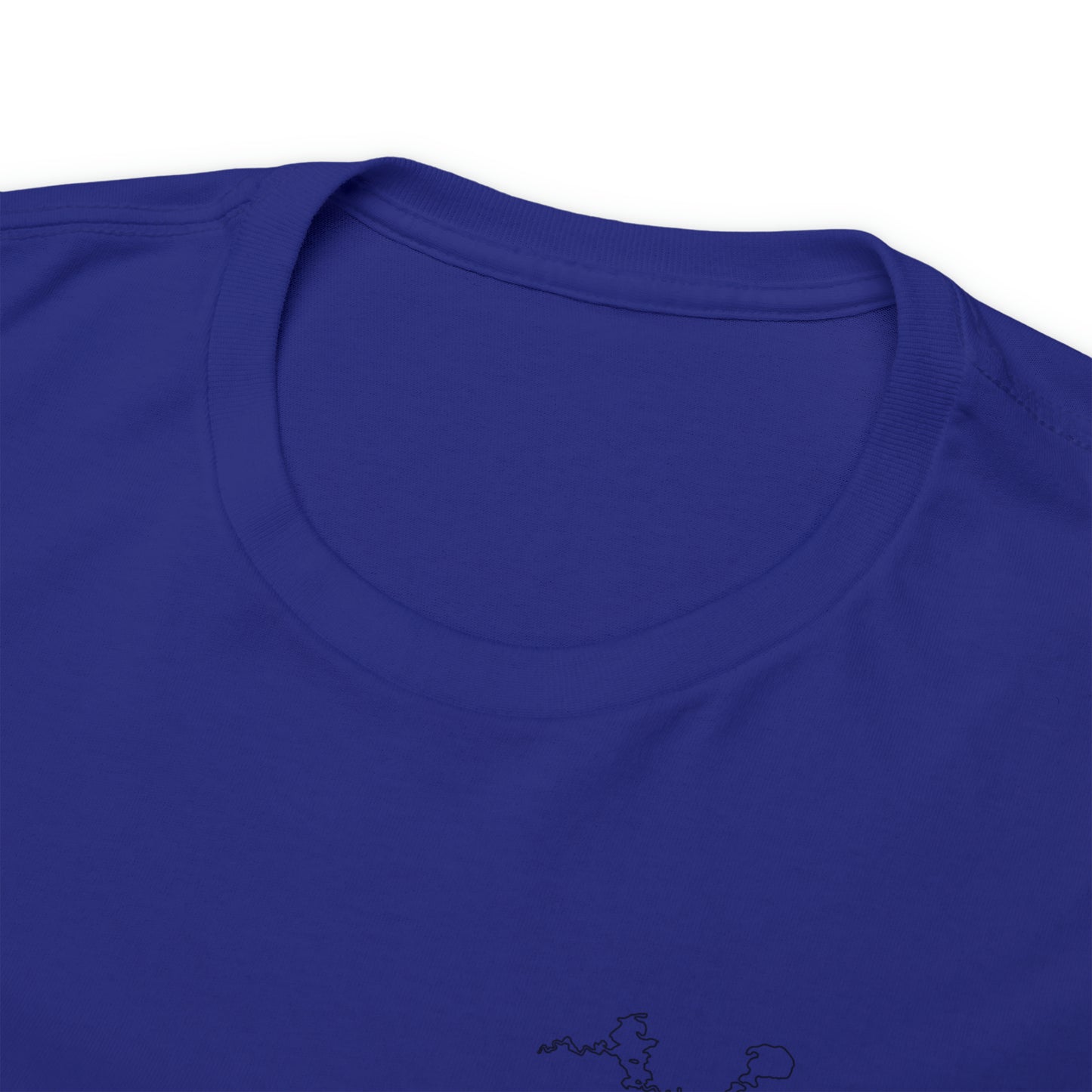 Manitowish Waters Fishing Off Dock - Unisex Heavyweight Short Sleeve Tee