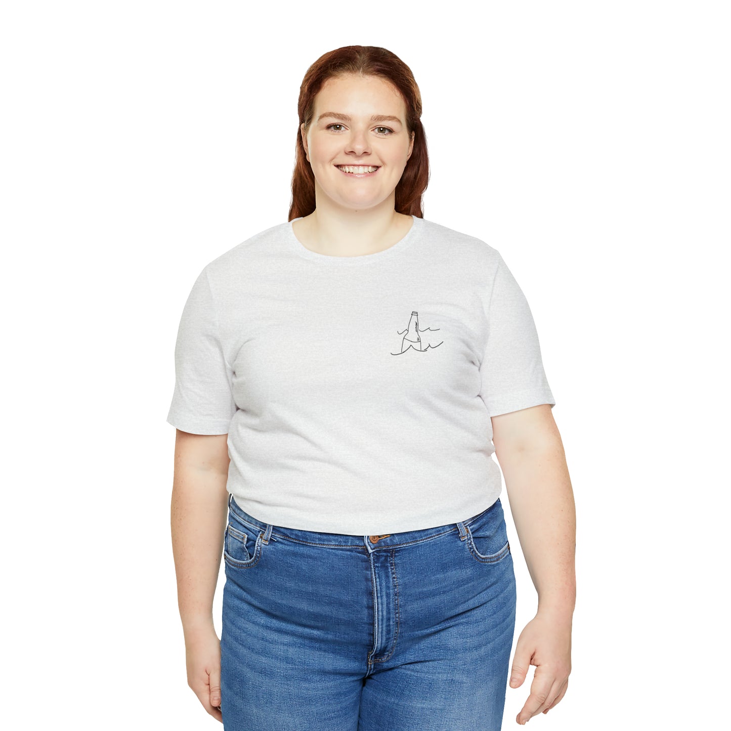 Bottle Patch - lac LaBelle Unisex Lightweight Short Sleeve Tee