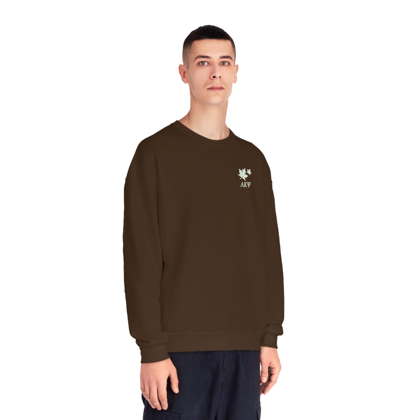 Fall 22 AkPsi With Leaf - Unisex NuBlend® Crewneck Sweatshirt