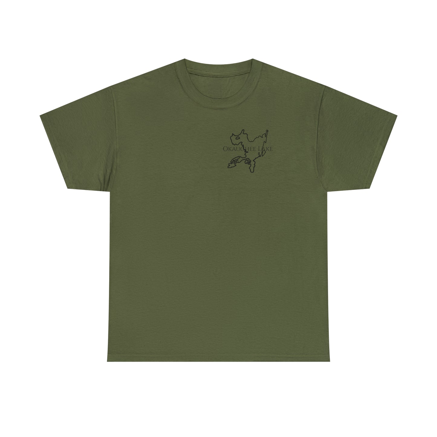 Okauchee Lake, Trolling Motor Fishing - Unisex Heavy Tee Shirt
