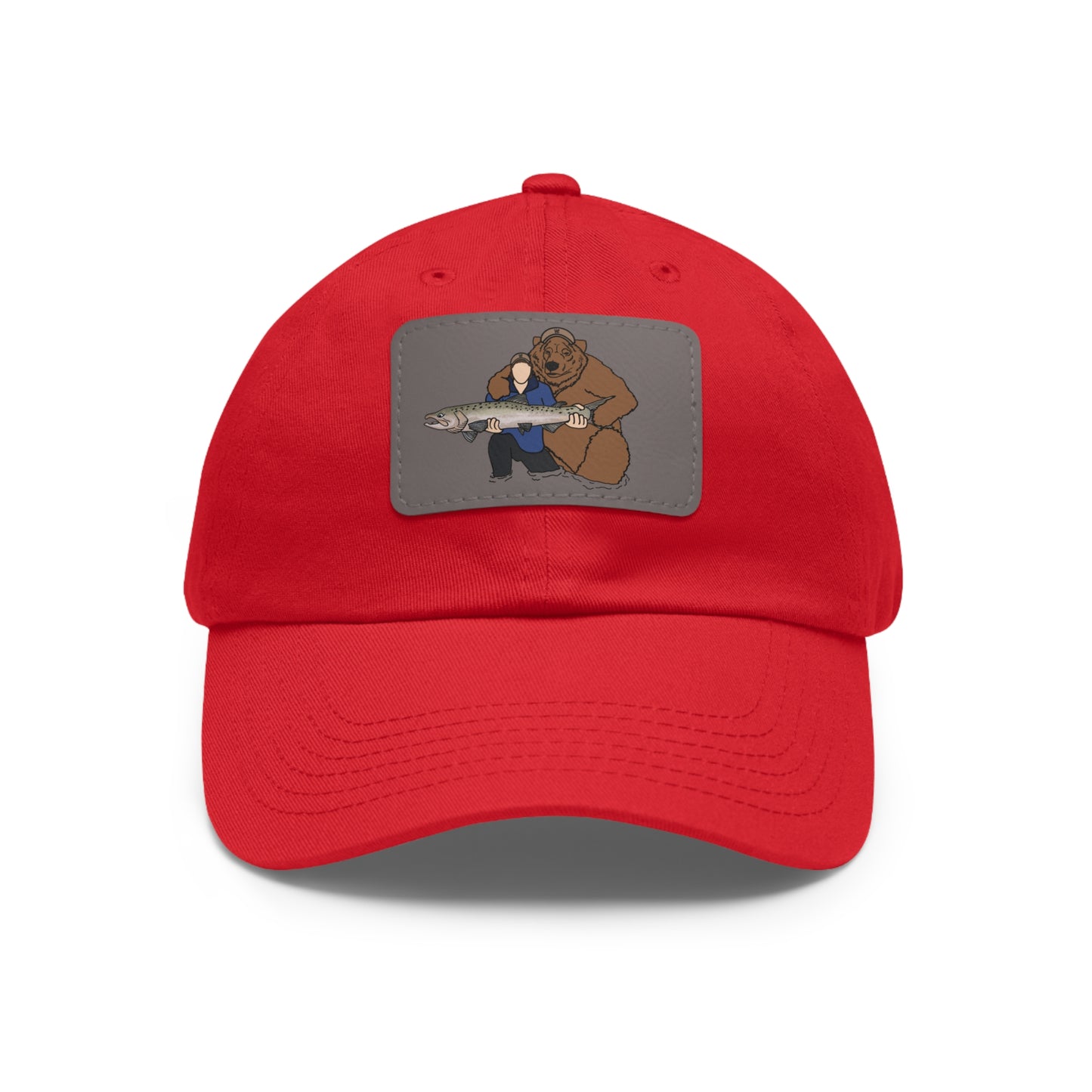 Papa Bear Plain - Hat with Leather Patch