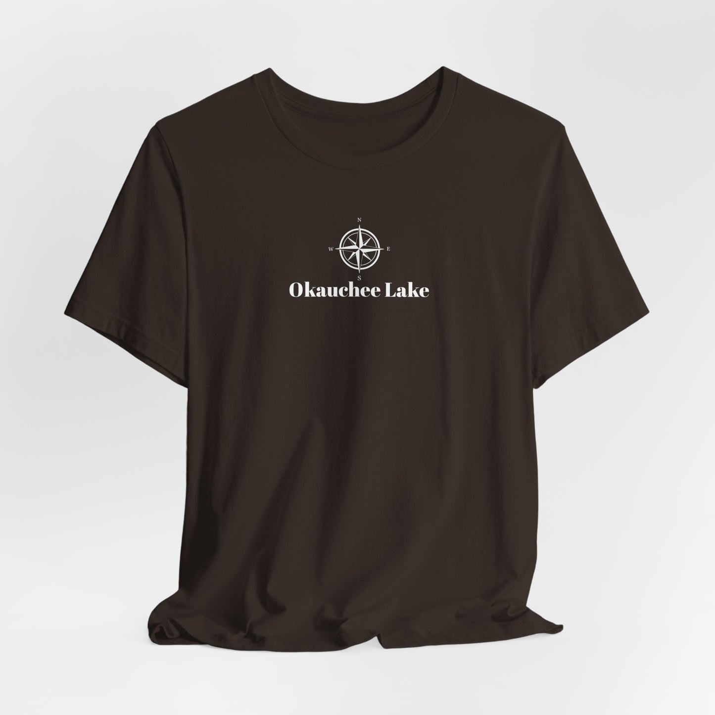 Okauchee Lake Compass Rose Unisex Lightweight Short Sleeve Tee