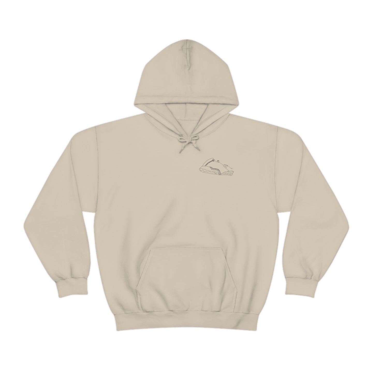 Okauchee Lake, Falling Off Standup Jetski - Unisex Heavy Blend Hooded Sweatshirt