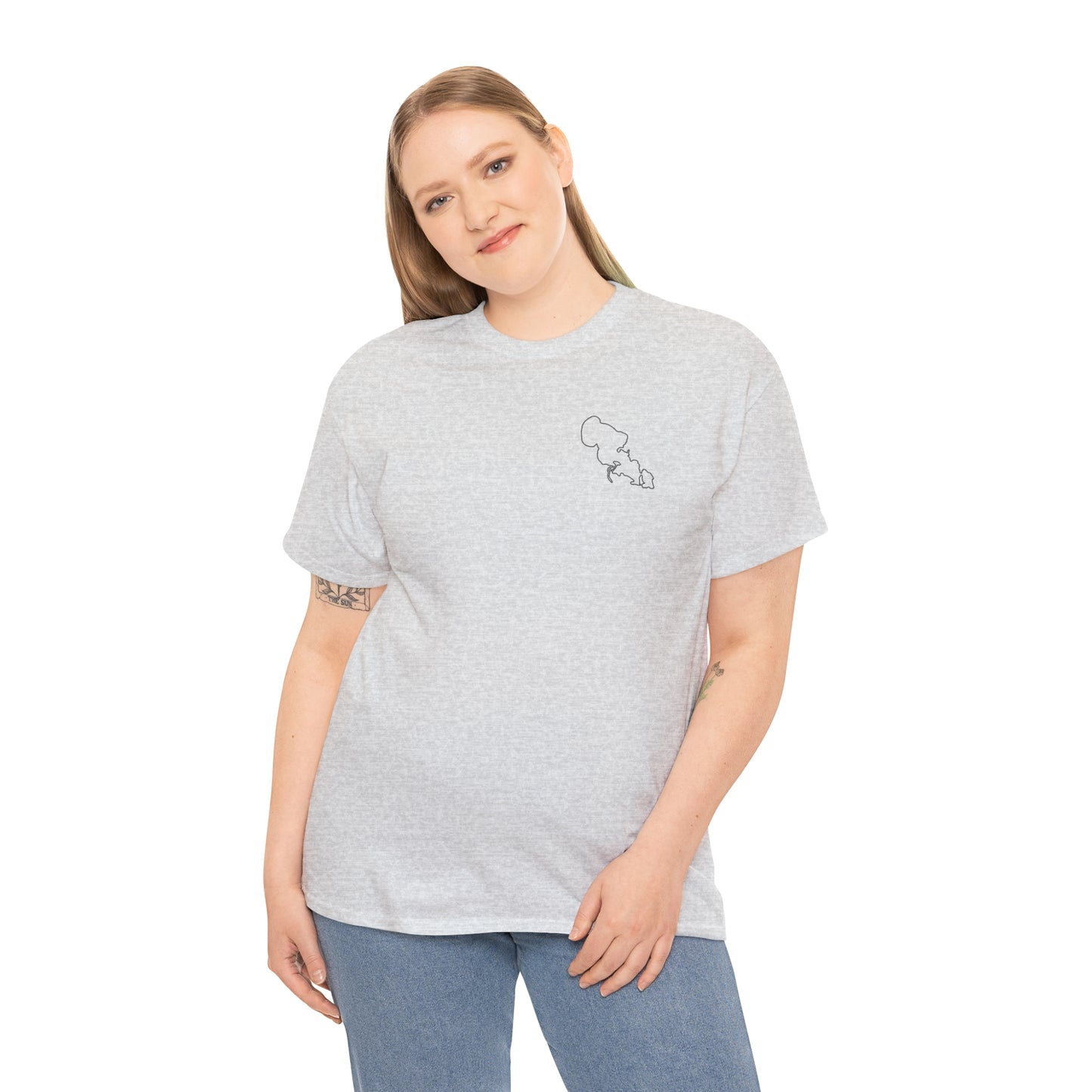 Trolling Motor Fishing - Lac LaBelle Unisex Heavy Tee Shirt