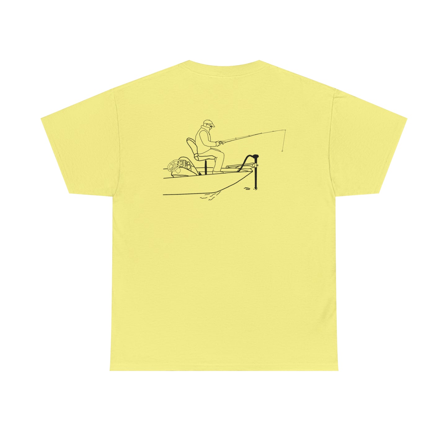 Okauchee Lake, Trolling Motor Fishing - Unisex Heavy Tee Shirt