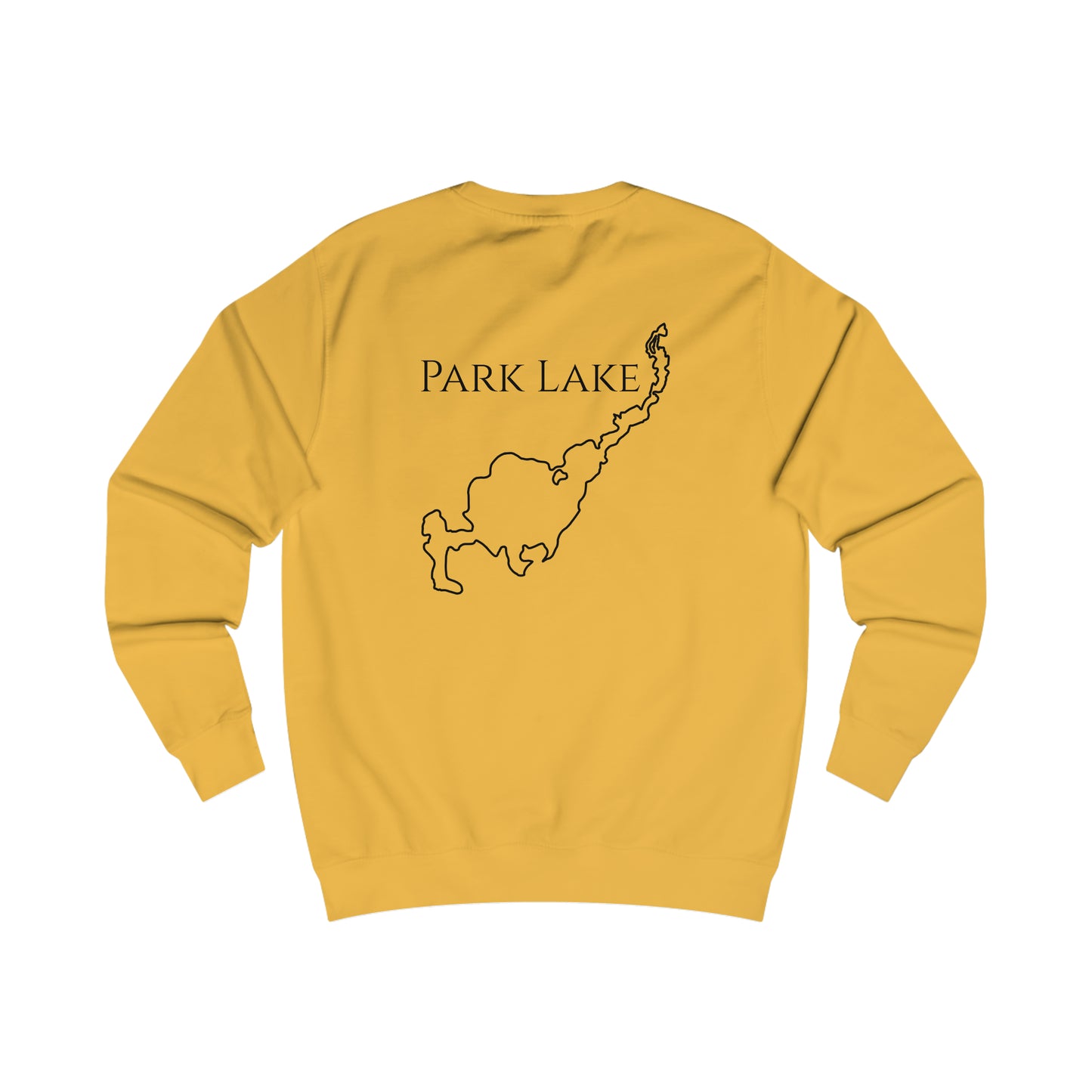 Kayak Man- Park Lake Men's Sweatshirt