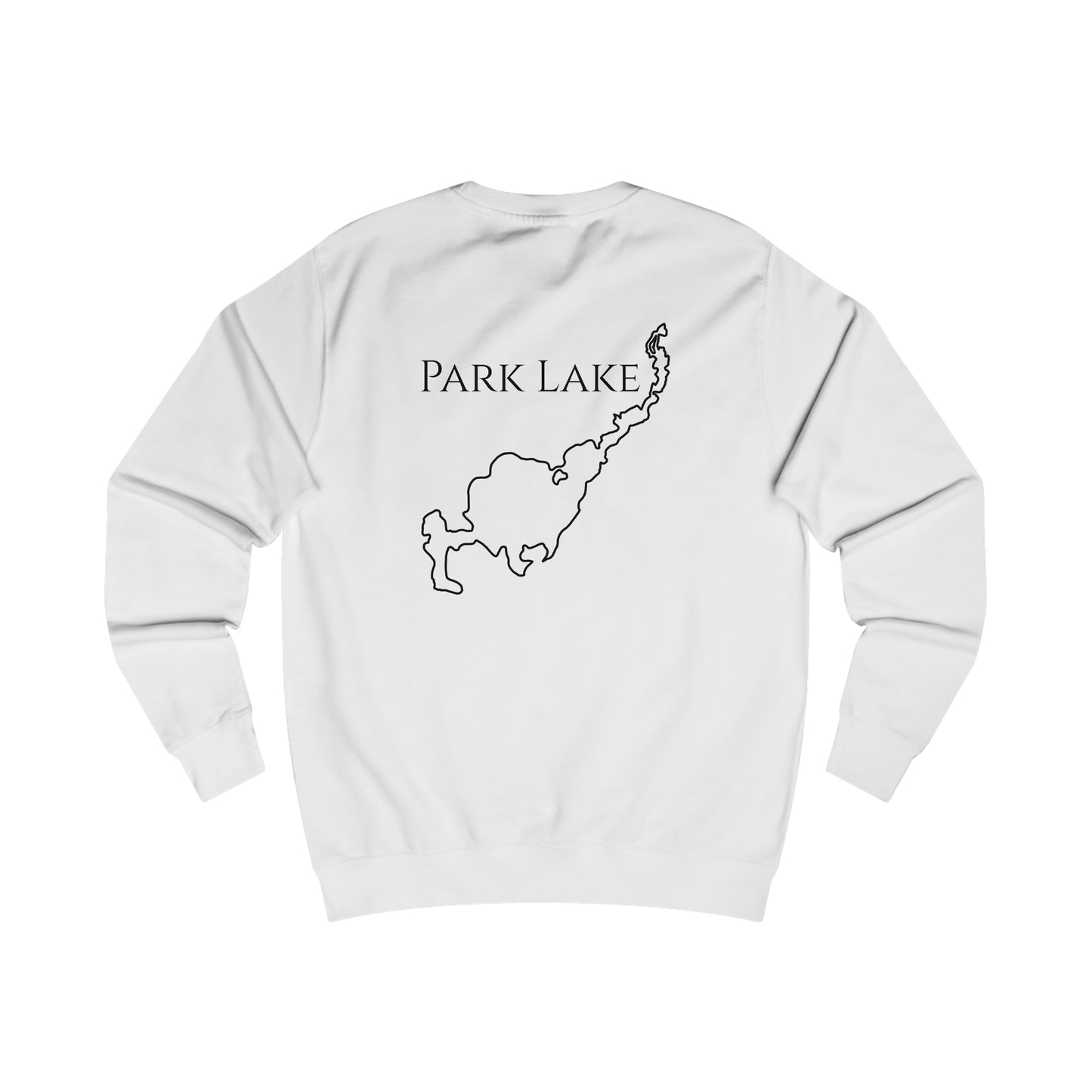 Kayak Man- Park Lake Men's Sweatshirt