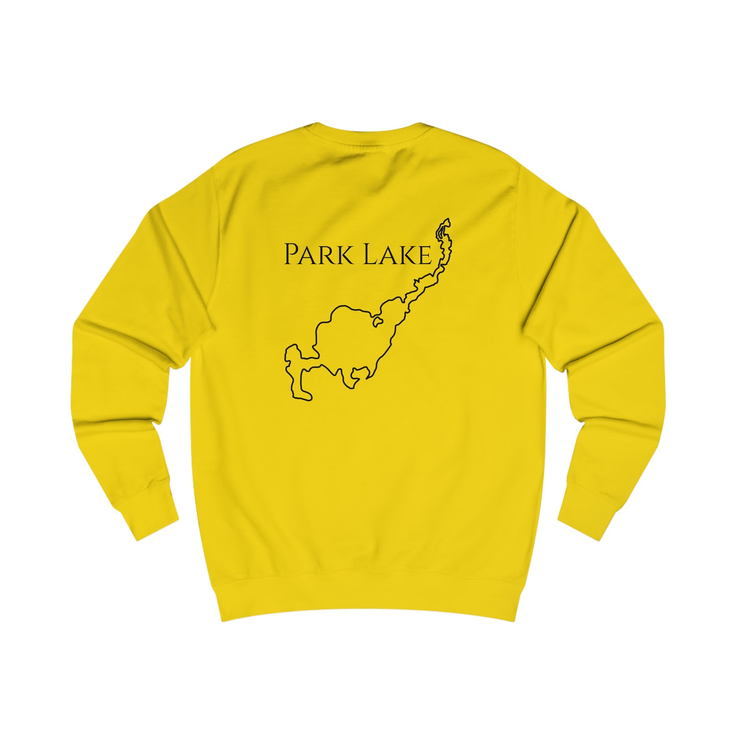 Kayak Man- Park Lake Men's Sweatshirt