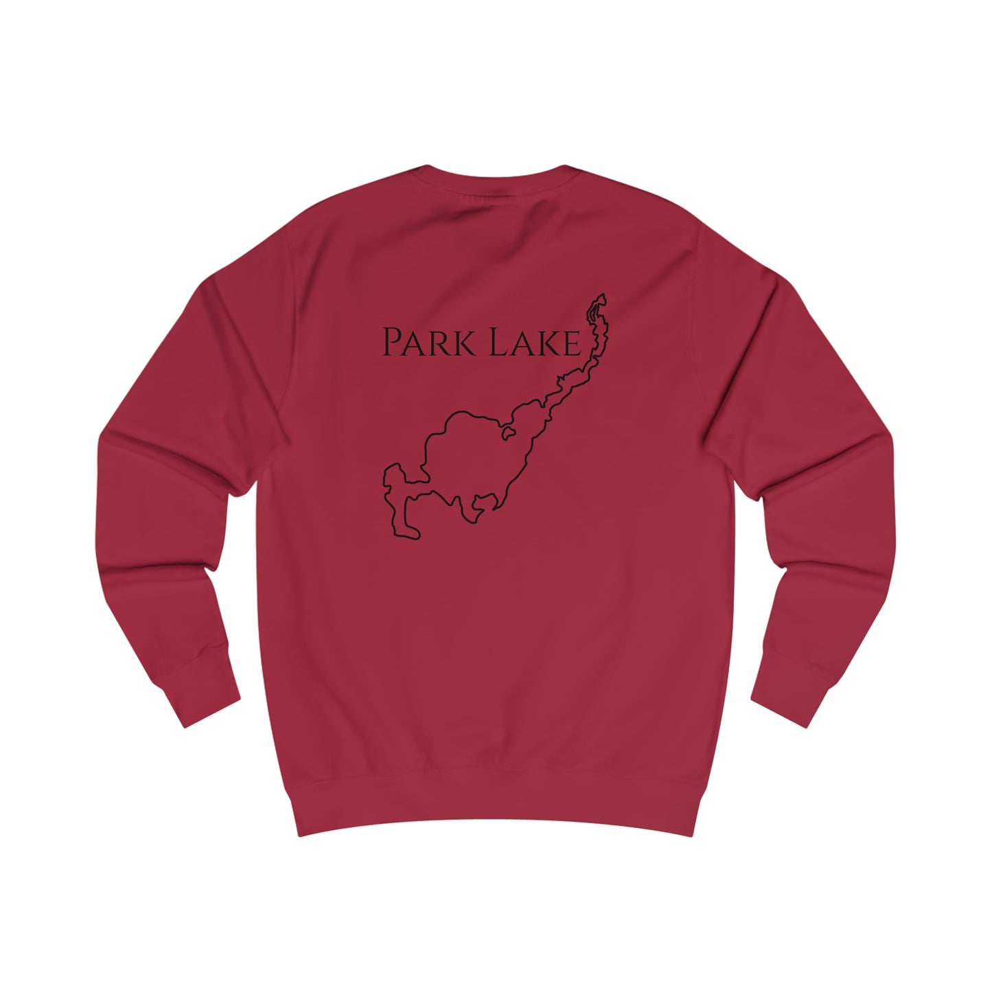 Kayak Man- Park Lake Men's Sweatshirt