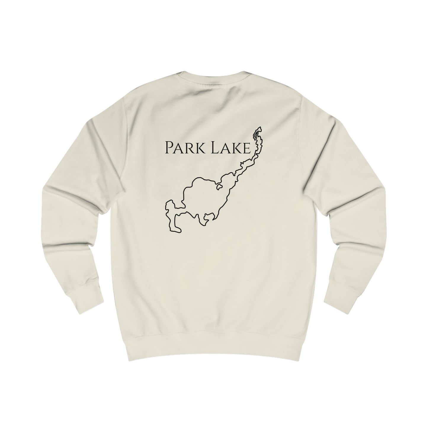 Kayak Man- Park Lake Men's Sweatshirt