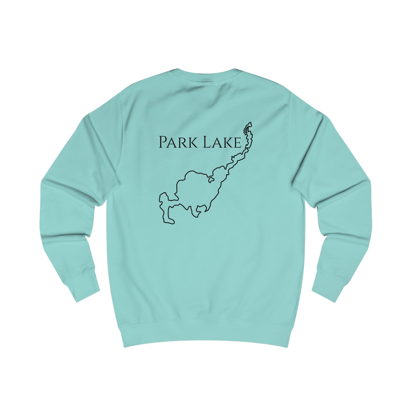 Kayak Man- Park Lake Men's Sweatshirt