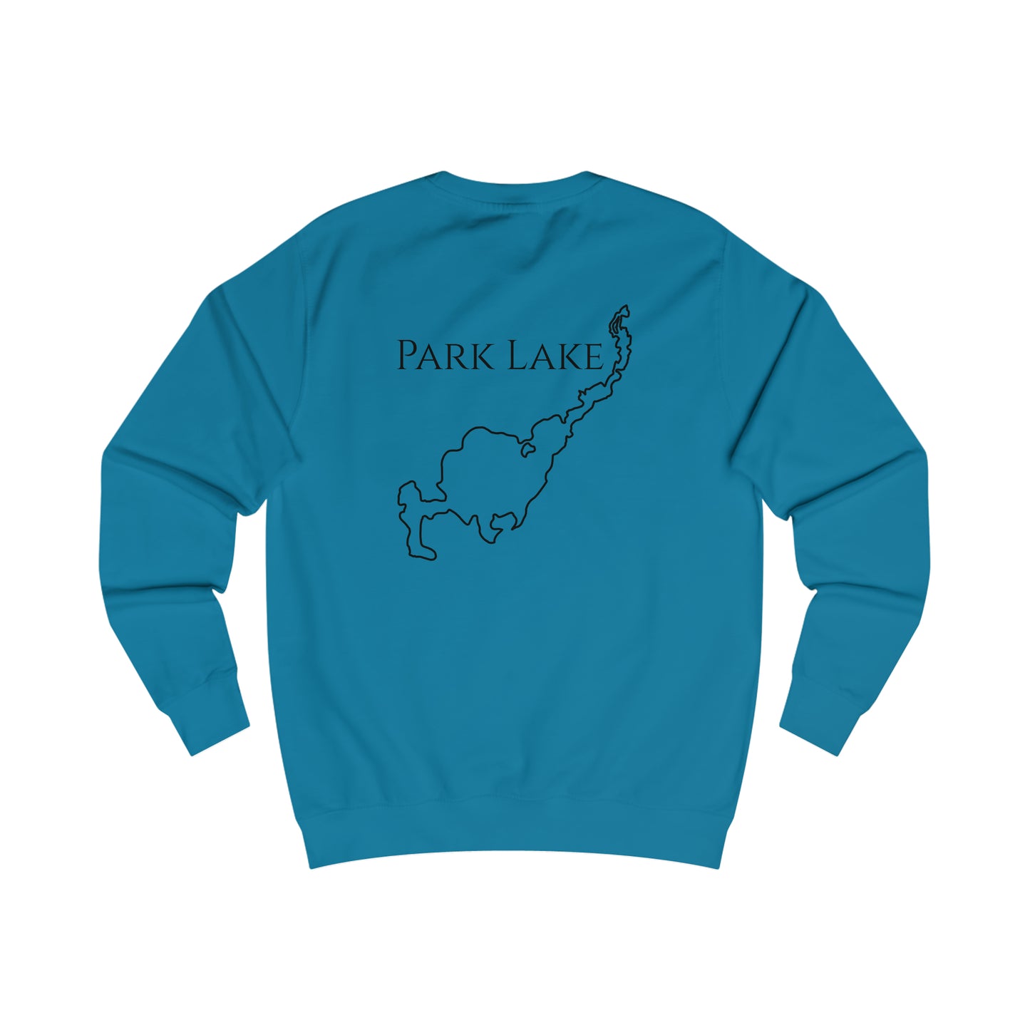 Kayak Man- Park Lake Men's Sweatshirt