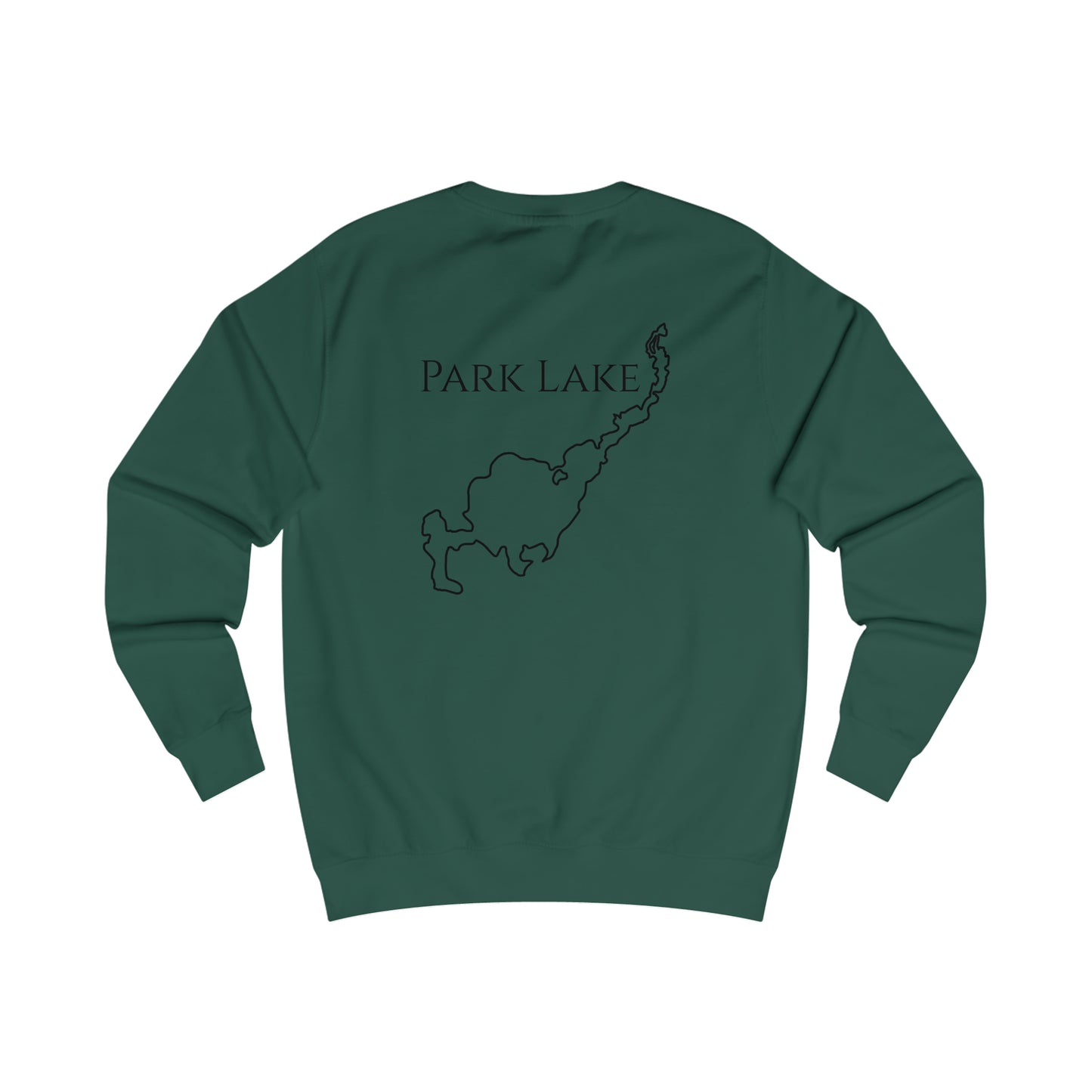 Kayak Man- Park Lake Men's Sweatshirt