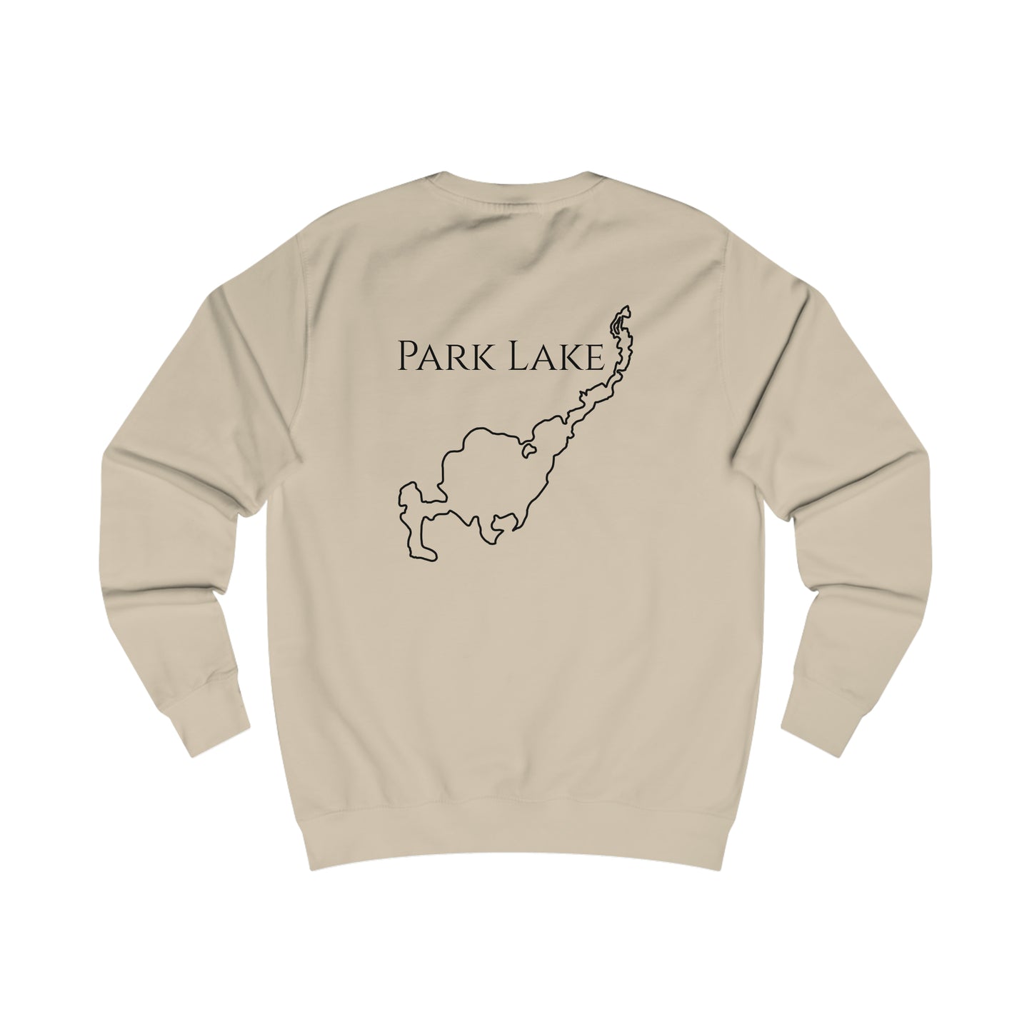 Kayak Man- Park Lake Men's Sweatshirt