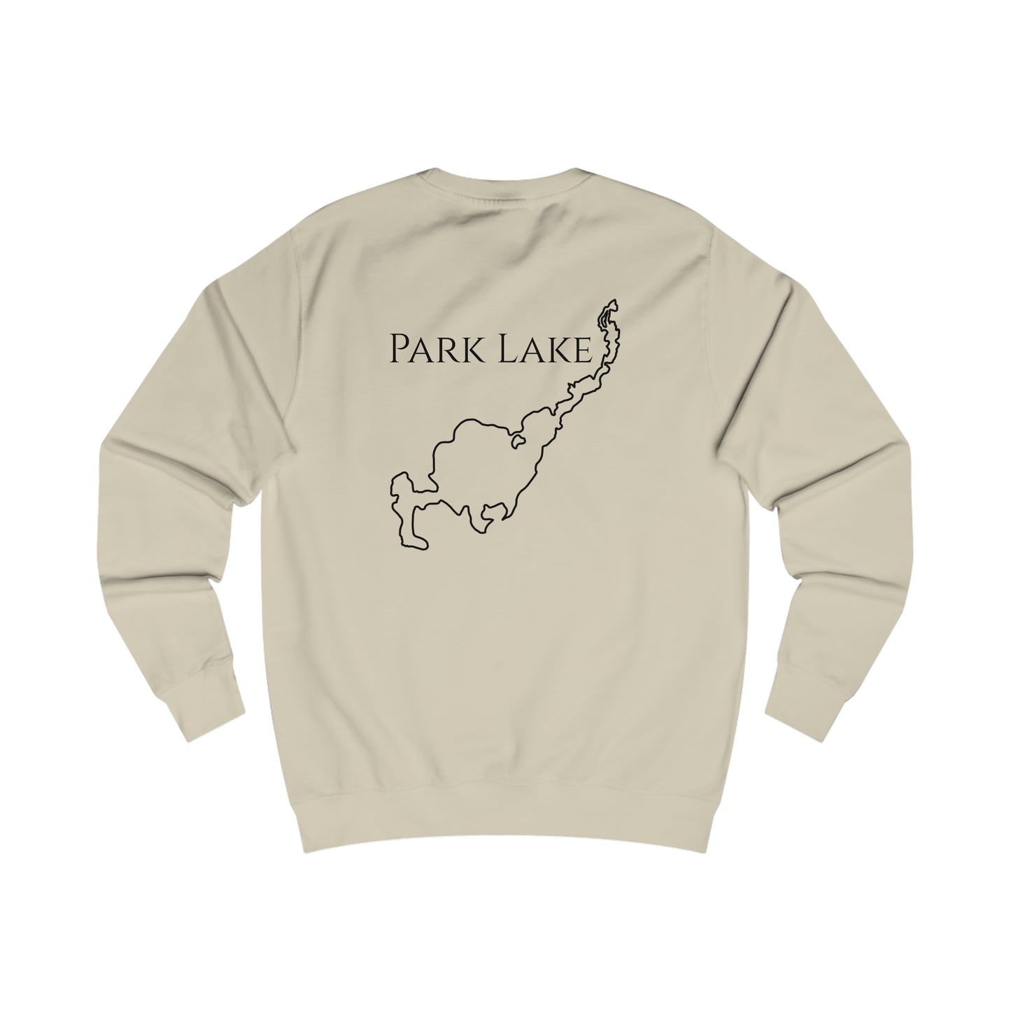 Kayak Man- Park Lake Men's Sweatshirt