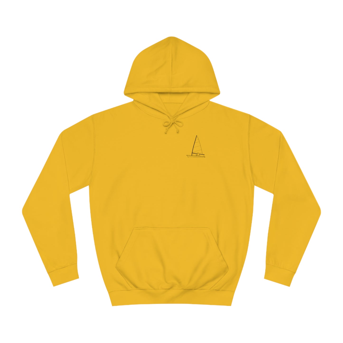 Manitowish Waters Sailboat Patch - Unisex Hoodie Medium Weight