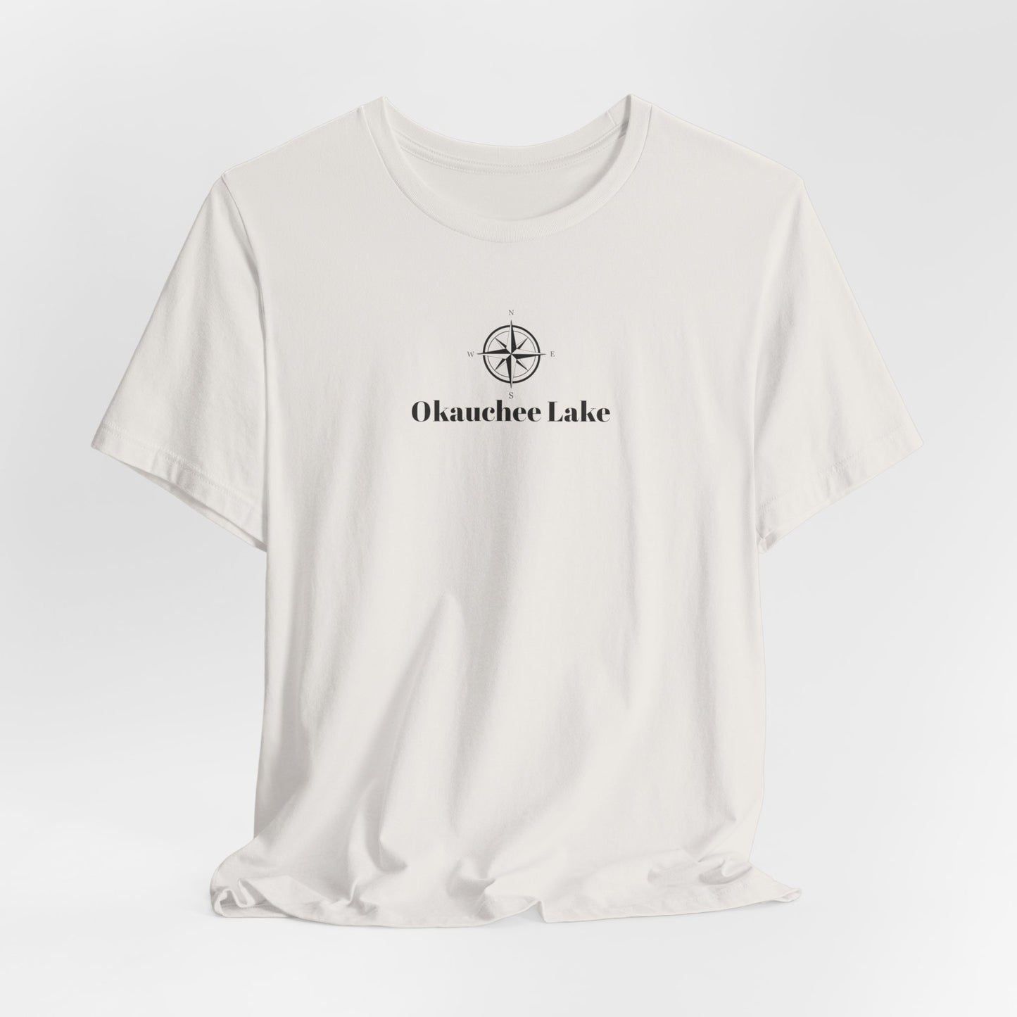 Okauchee Lake Compass Rose Unisex Lightweight Short Sleeve Tee