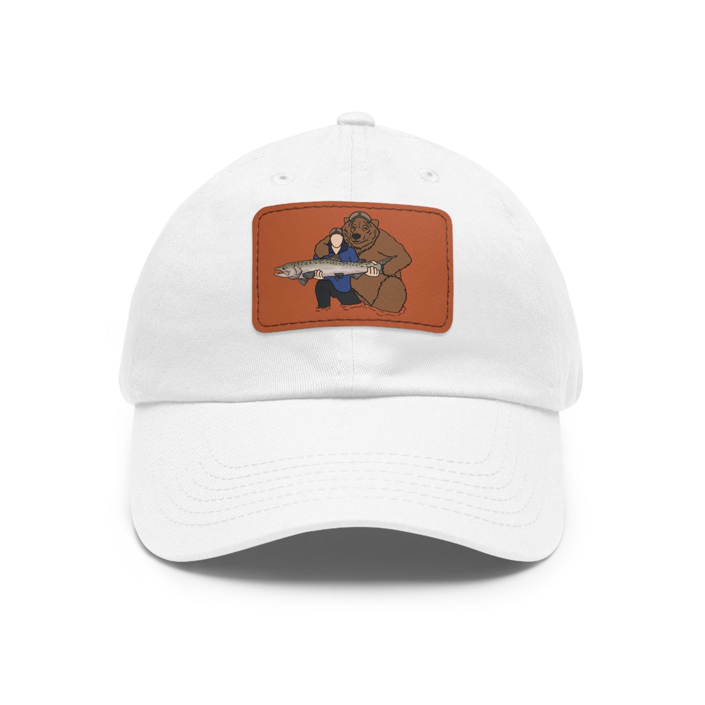 Papa Bear Plain - Hat with Leather Patch