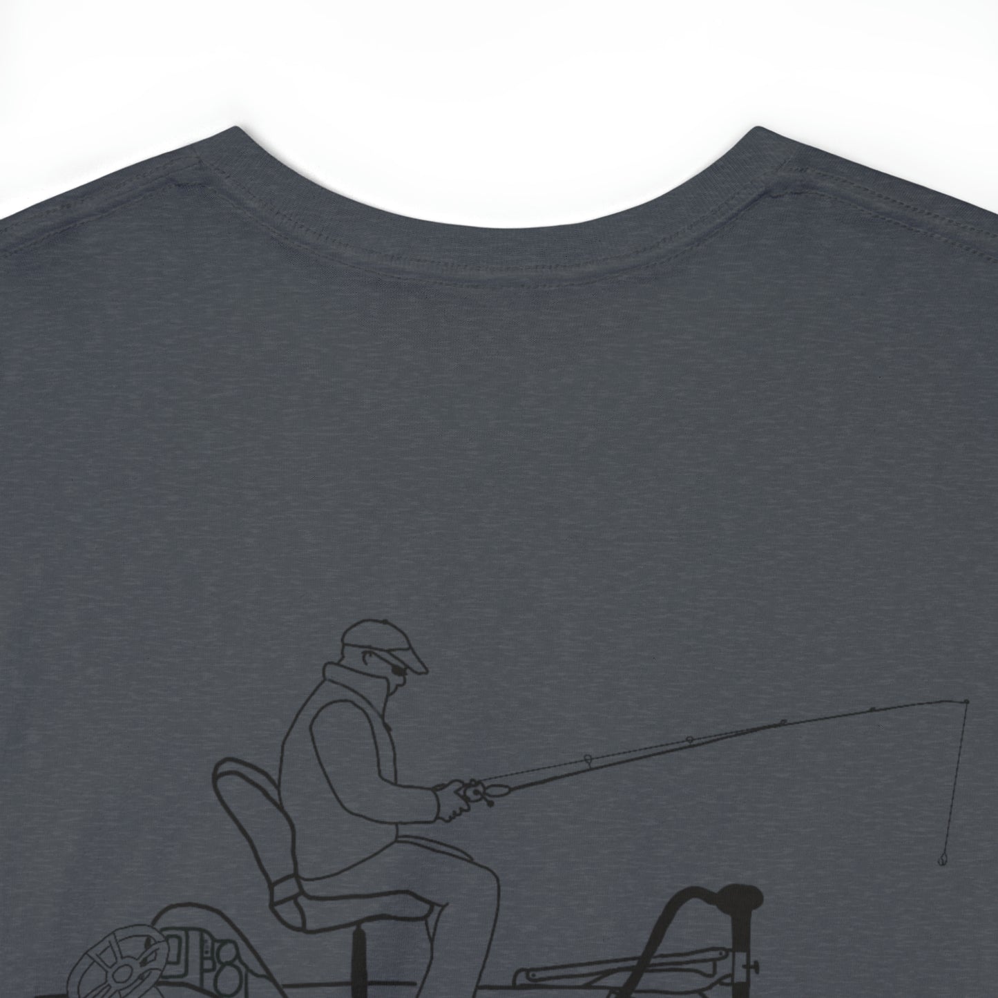 Trolling Motor Fishing - Lac LaBelle Unisex Heavy Tee Shirt