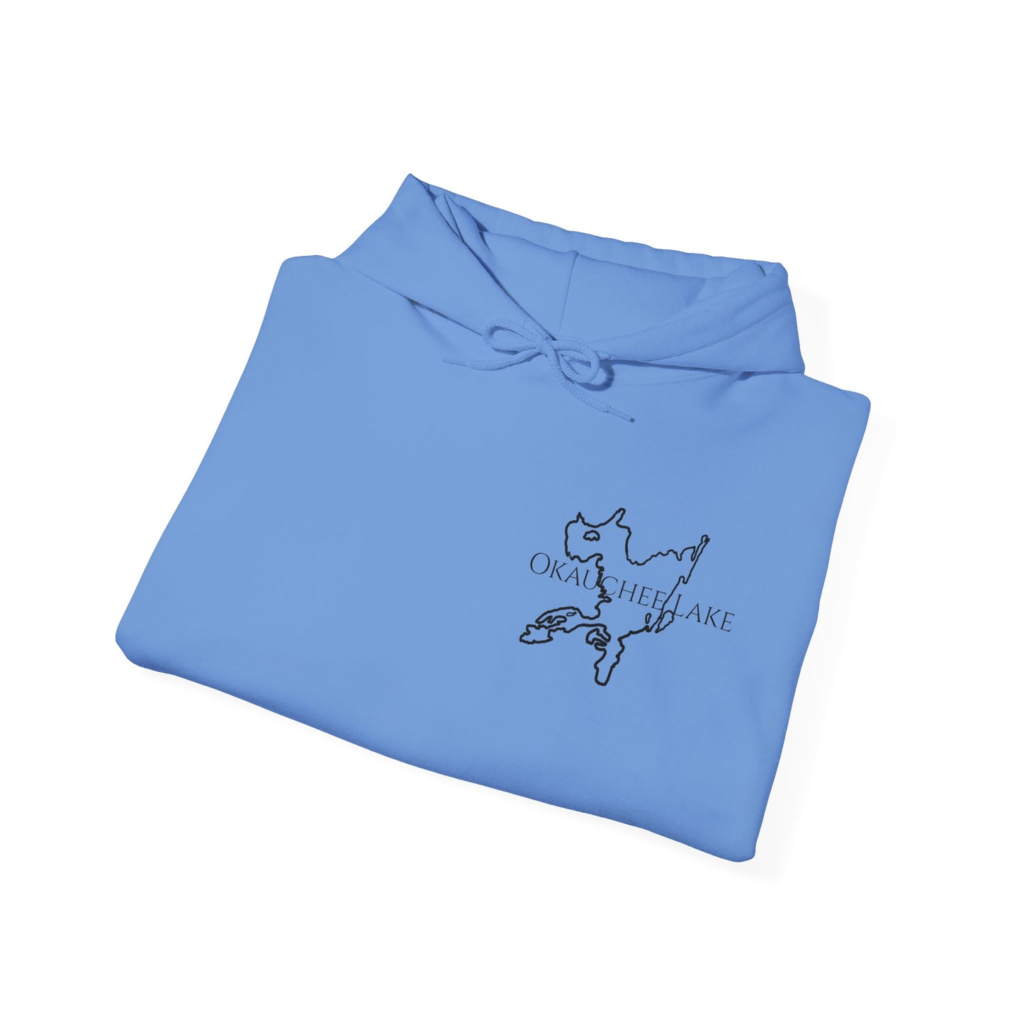 Surfing Sketch (Okauchee Lake) Unisex Heavy Blend Hooded Sweatshirt